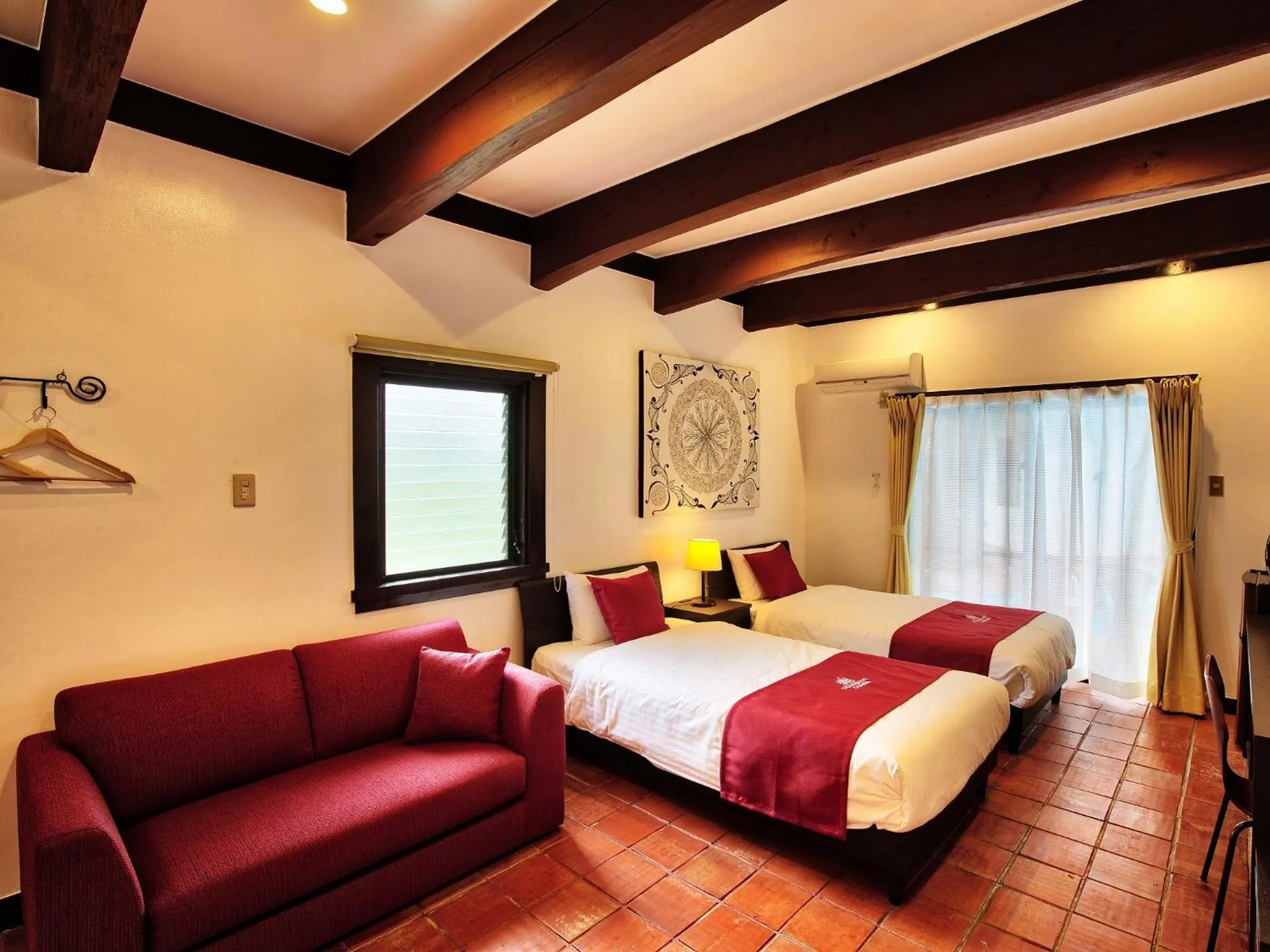 Photo of the whole room, Bed in The Pool Resort OKINAWA