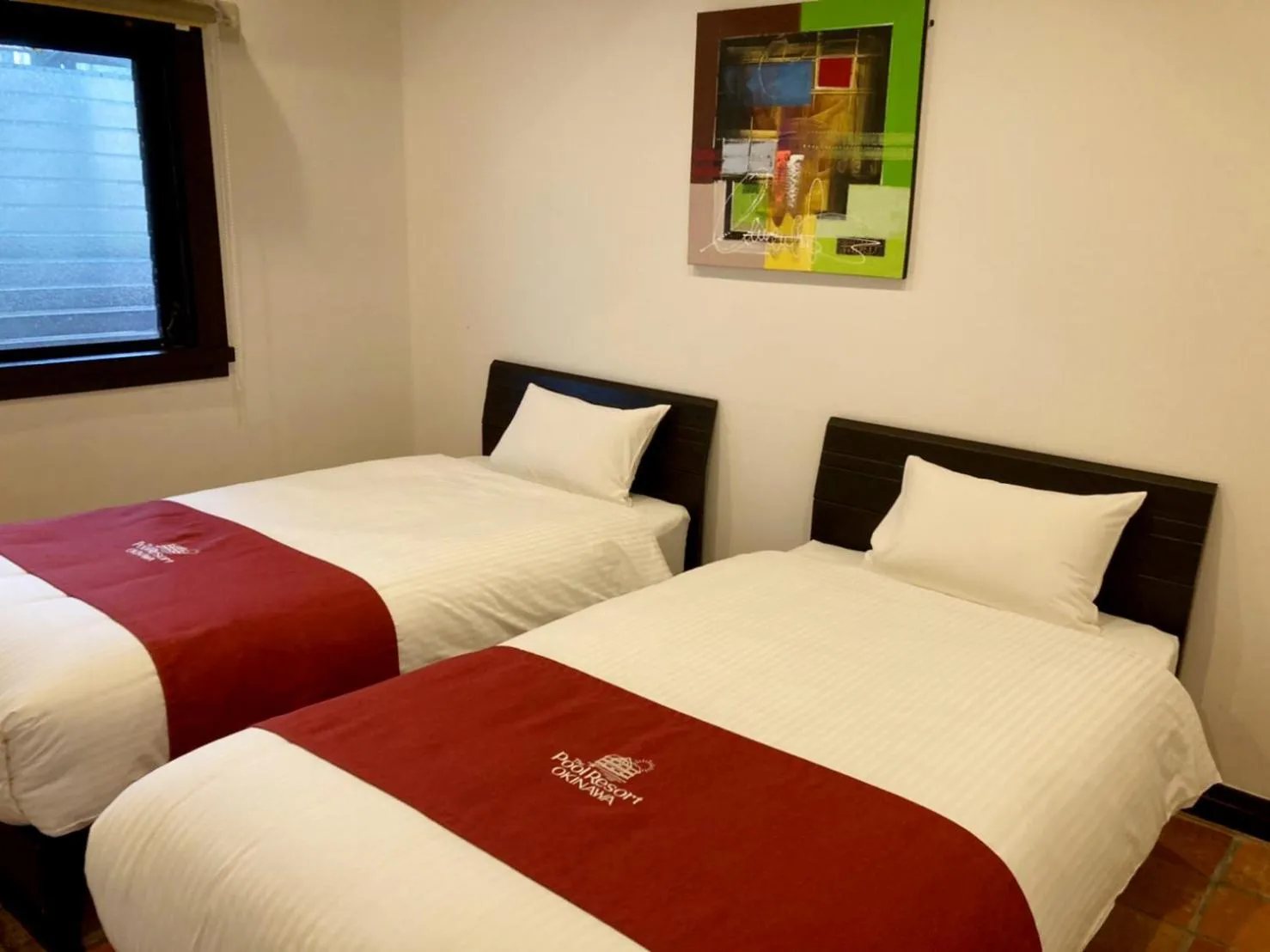 Bedroom, Bed in The Pool Resort OKINAWA