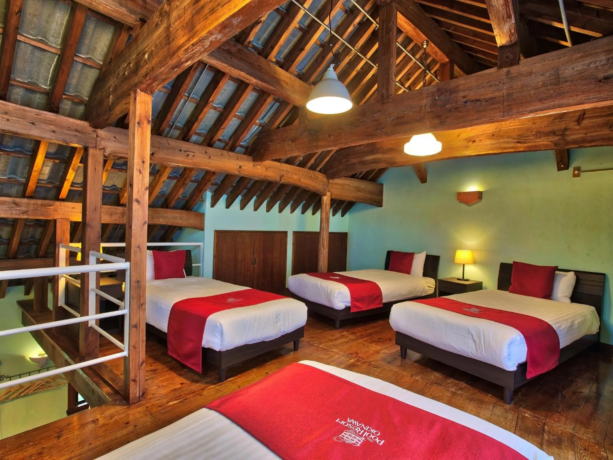 Bed in The Pool Resort OKINAWA