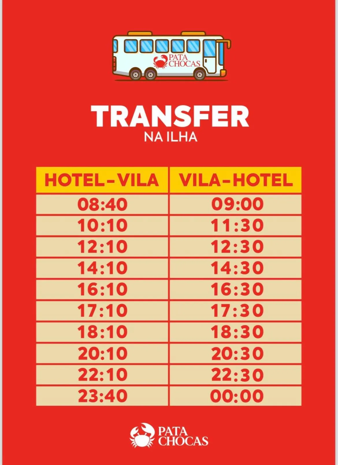 shuttle in Patachocas