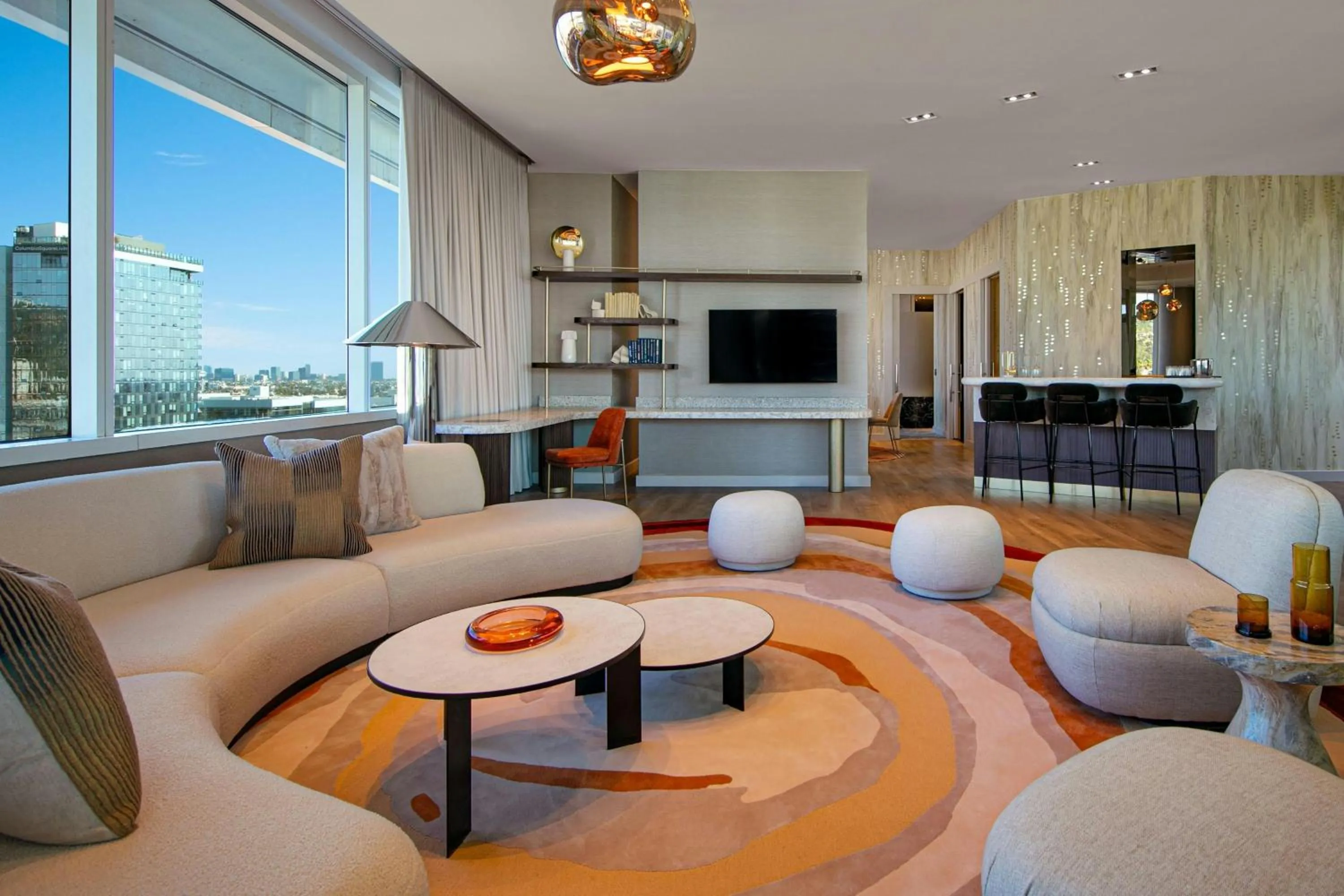 Living room in W Hollywood