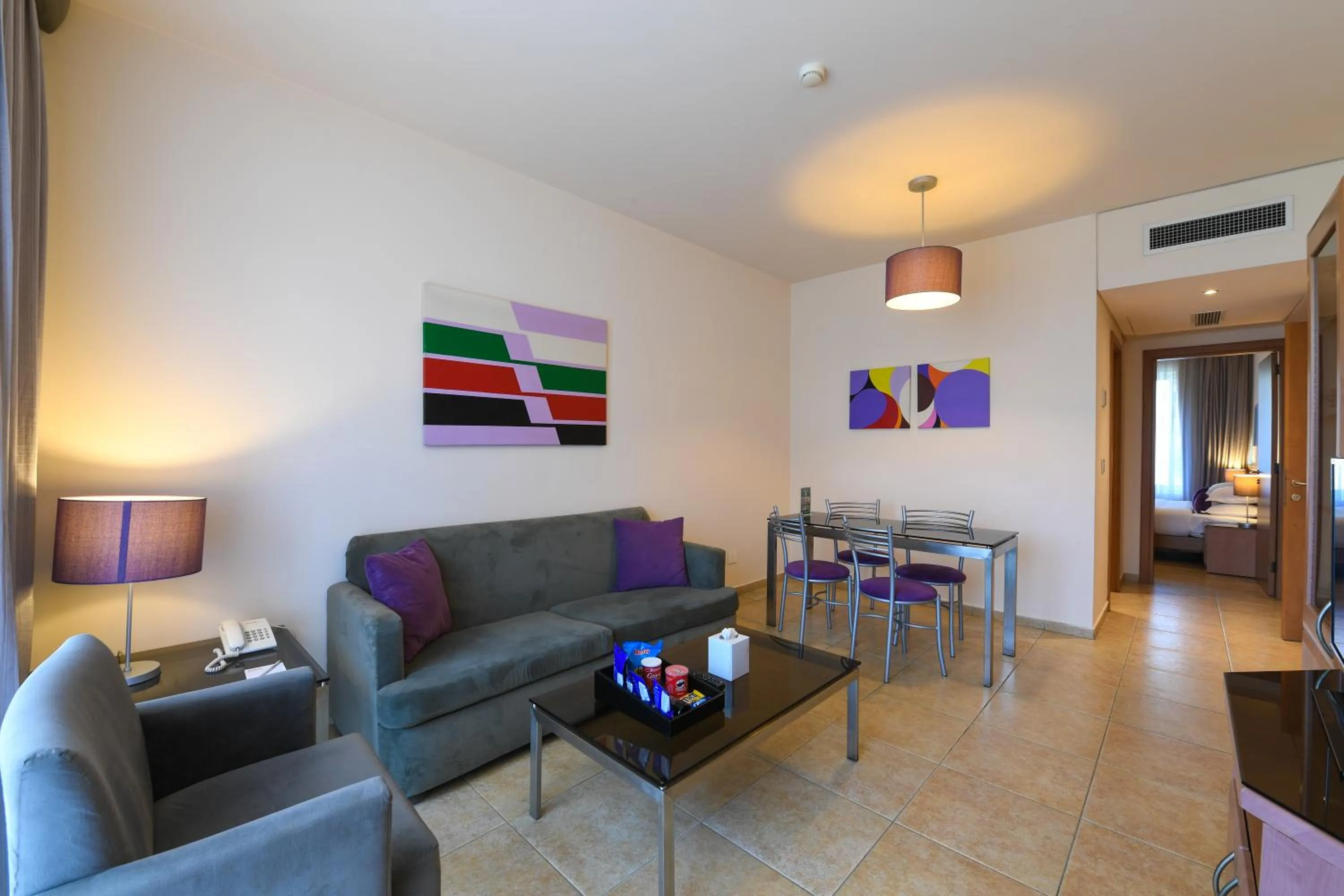 Living room in The Smallville Xpress