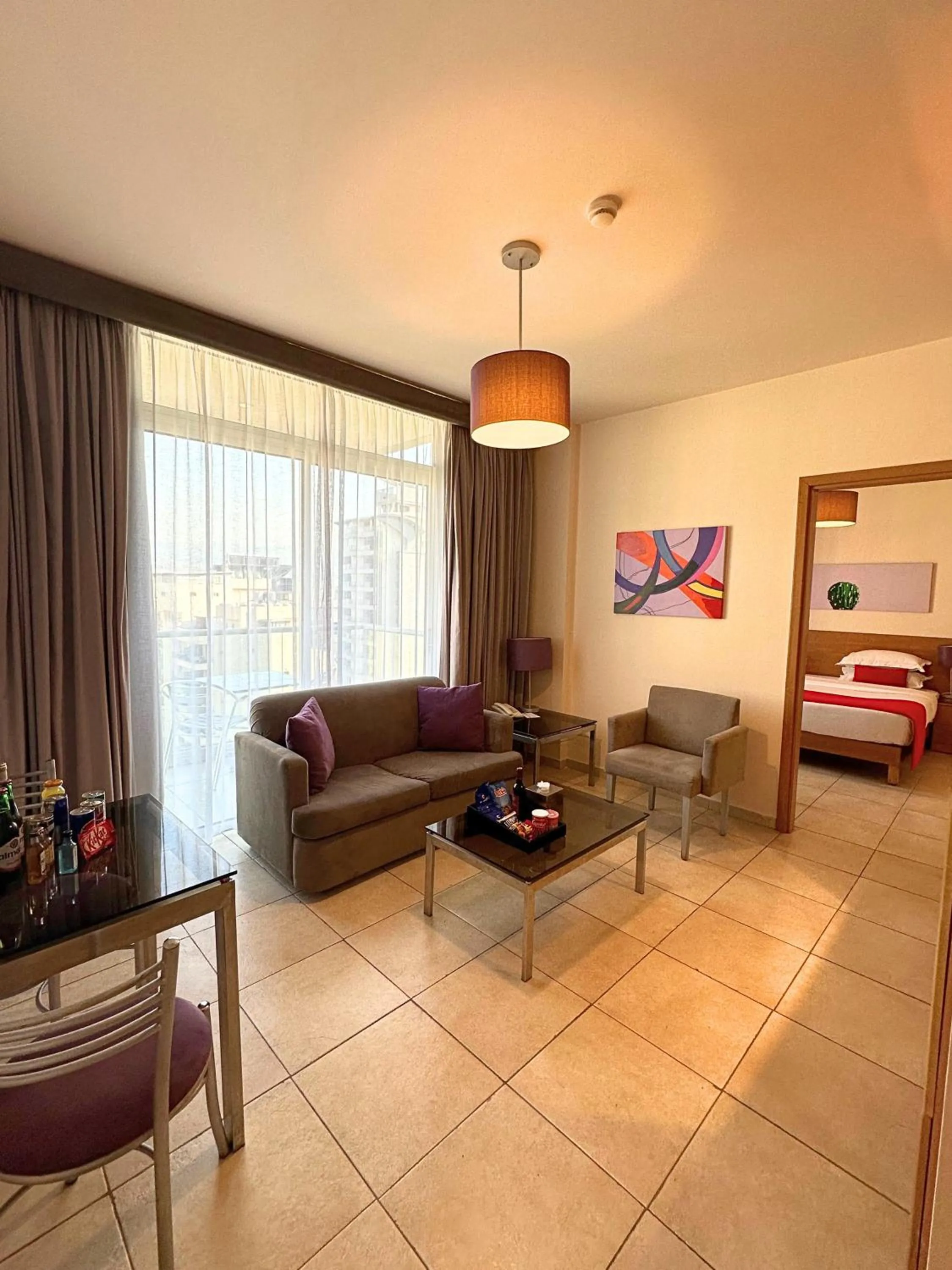 Living room in The Smallville Xpress