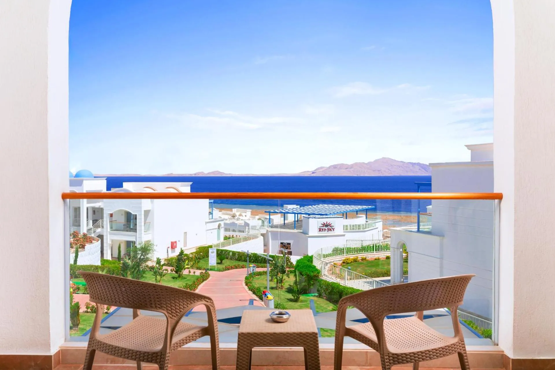 View (from property/room) in Pickalbatros Palace Sharm "Aqua Park"- All inclusive