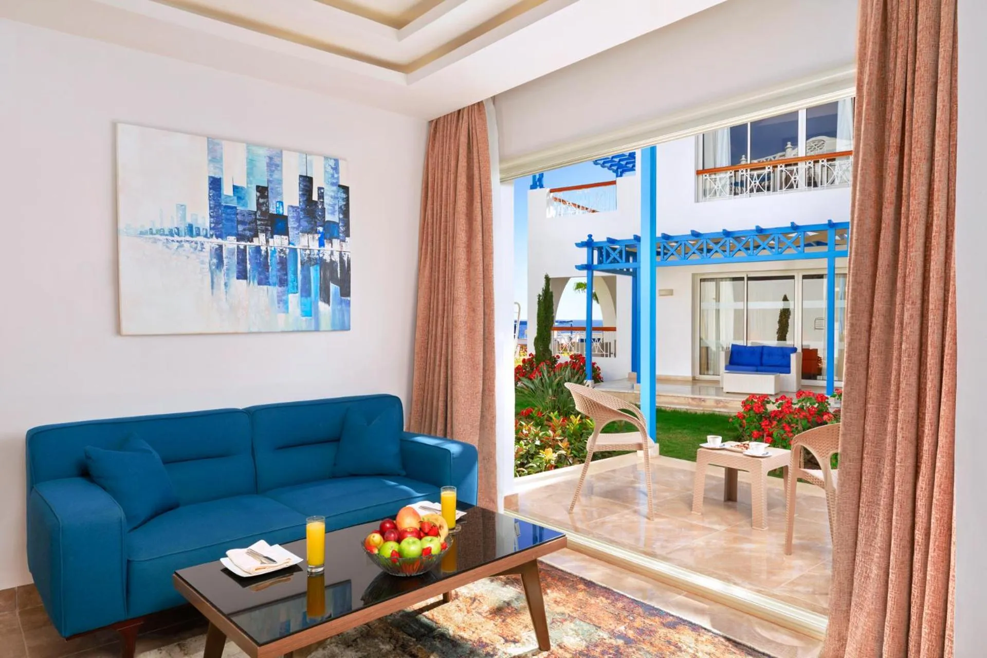 Living room in Pickalbatros Palace Sharm "Aqua Park"- All inclusive