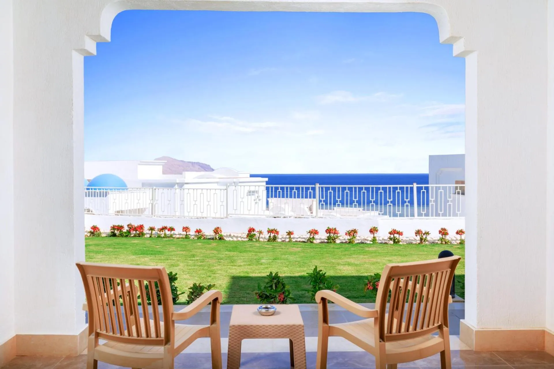 Garden view in Pickalbatros Palace Sharm "Aqua Park"- All inclusive