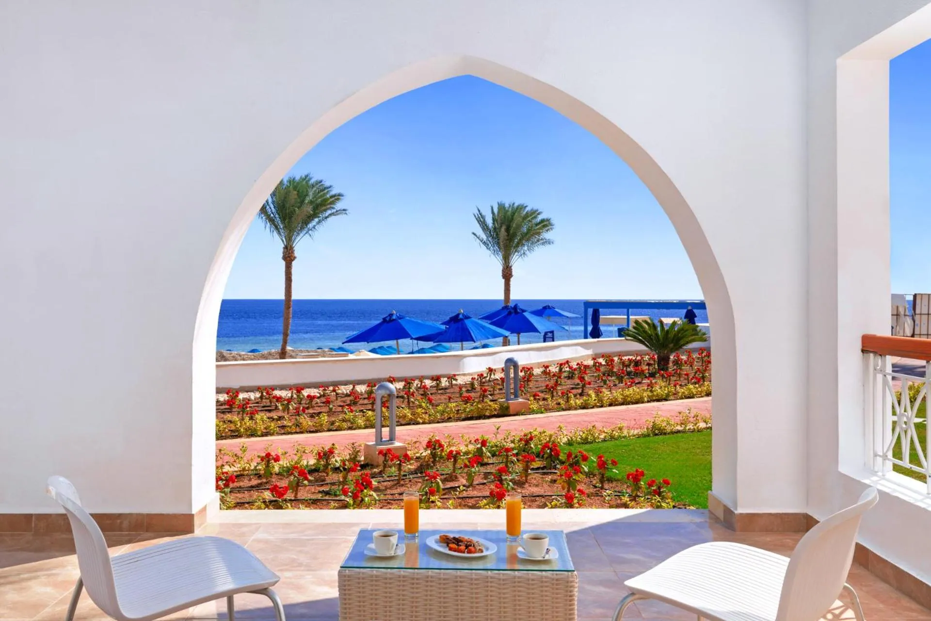 Sea view in Pickalbatros Palace Sharm "Aqua Park"- All inclusive