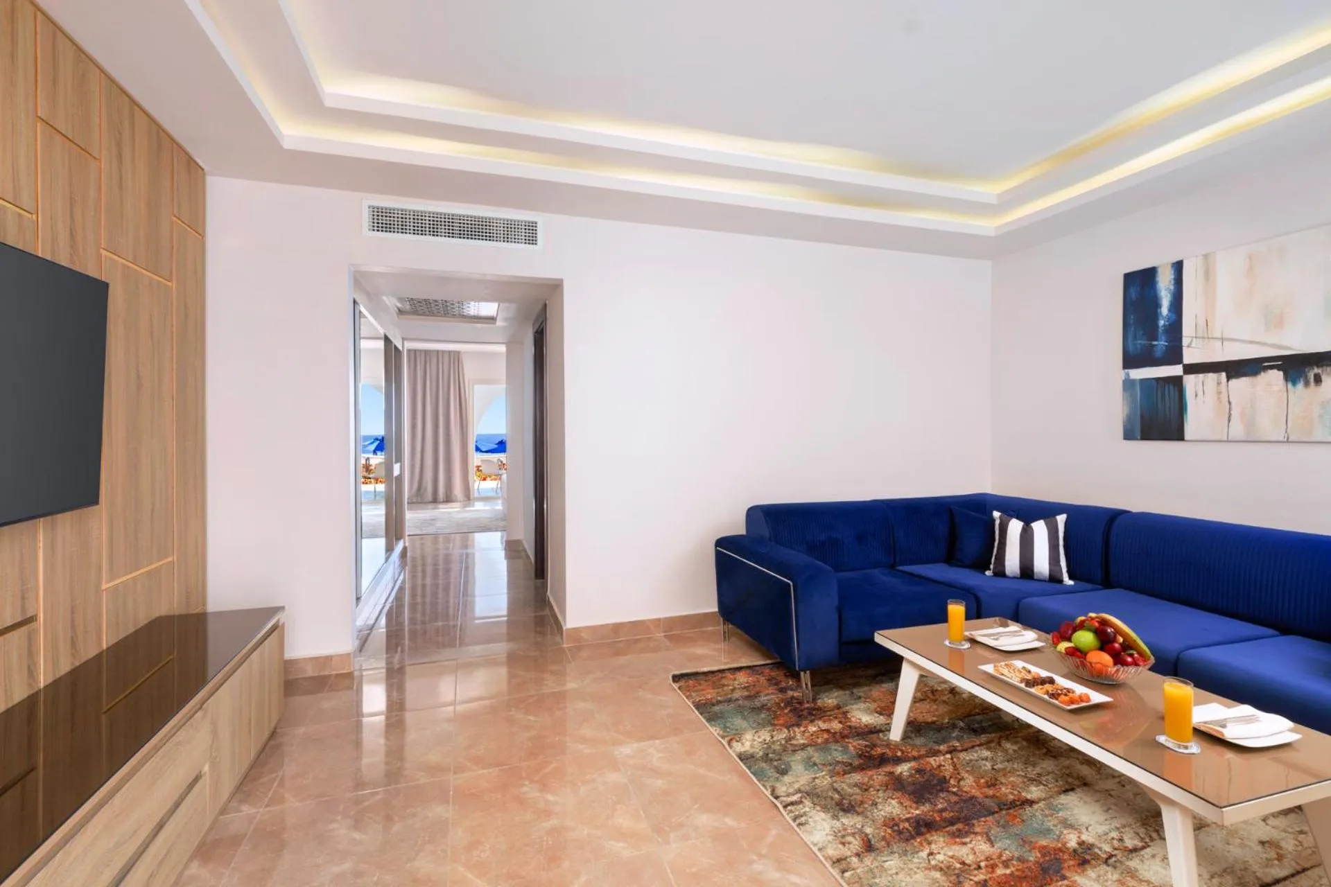 Living room in Pickalbatros Palace Sharm "Aqua Park"- All inclusive