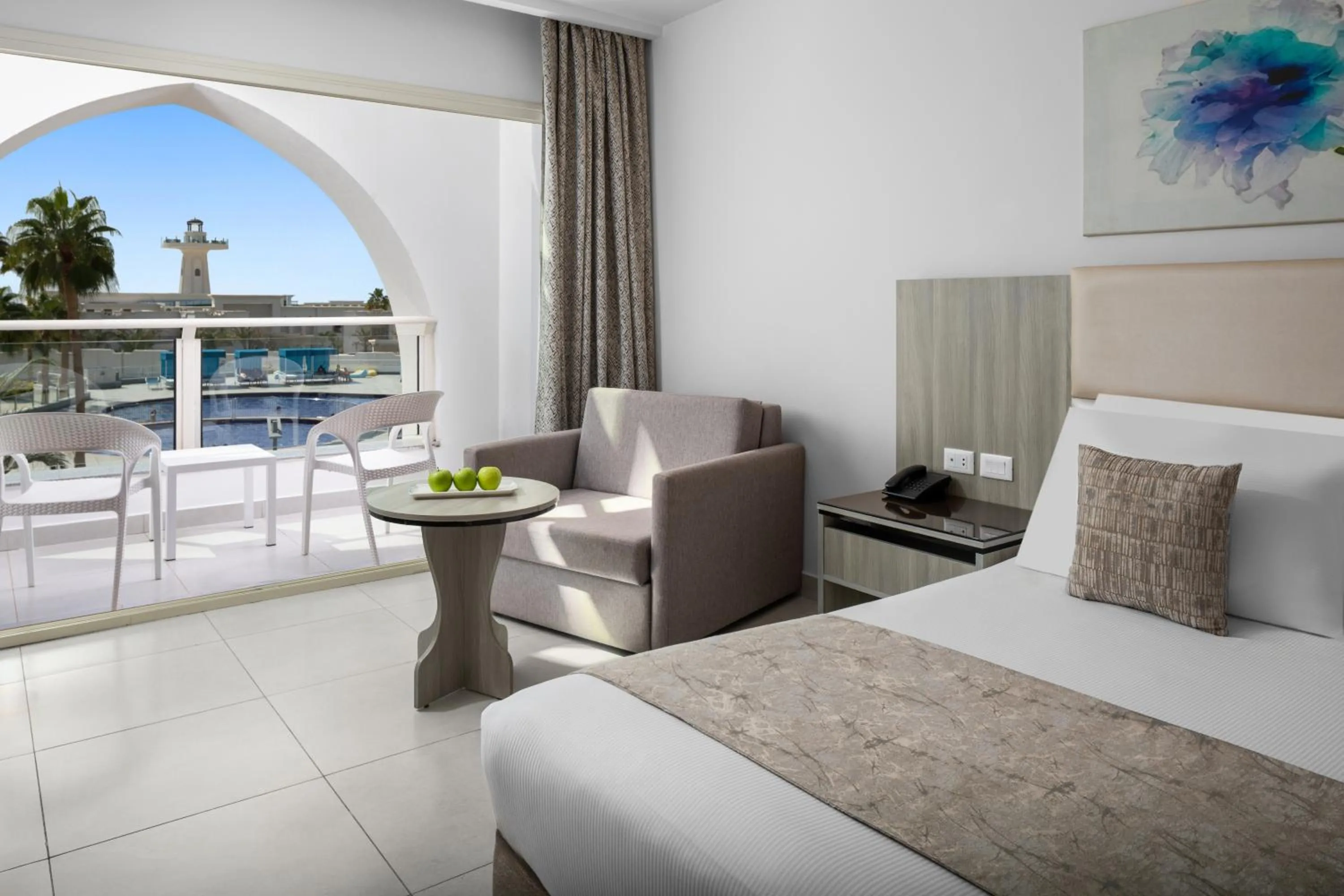 Bed in Pickalbatros Palace Sharm "Aqua Park"- All inclusive