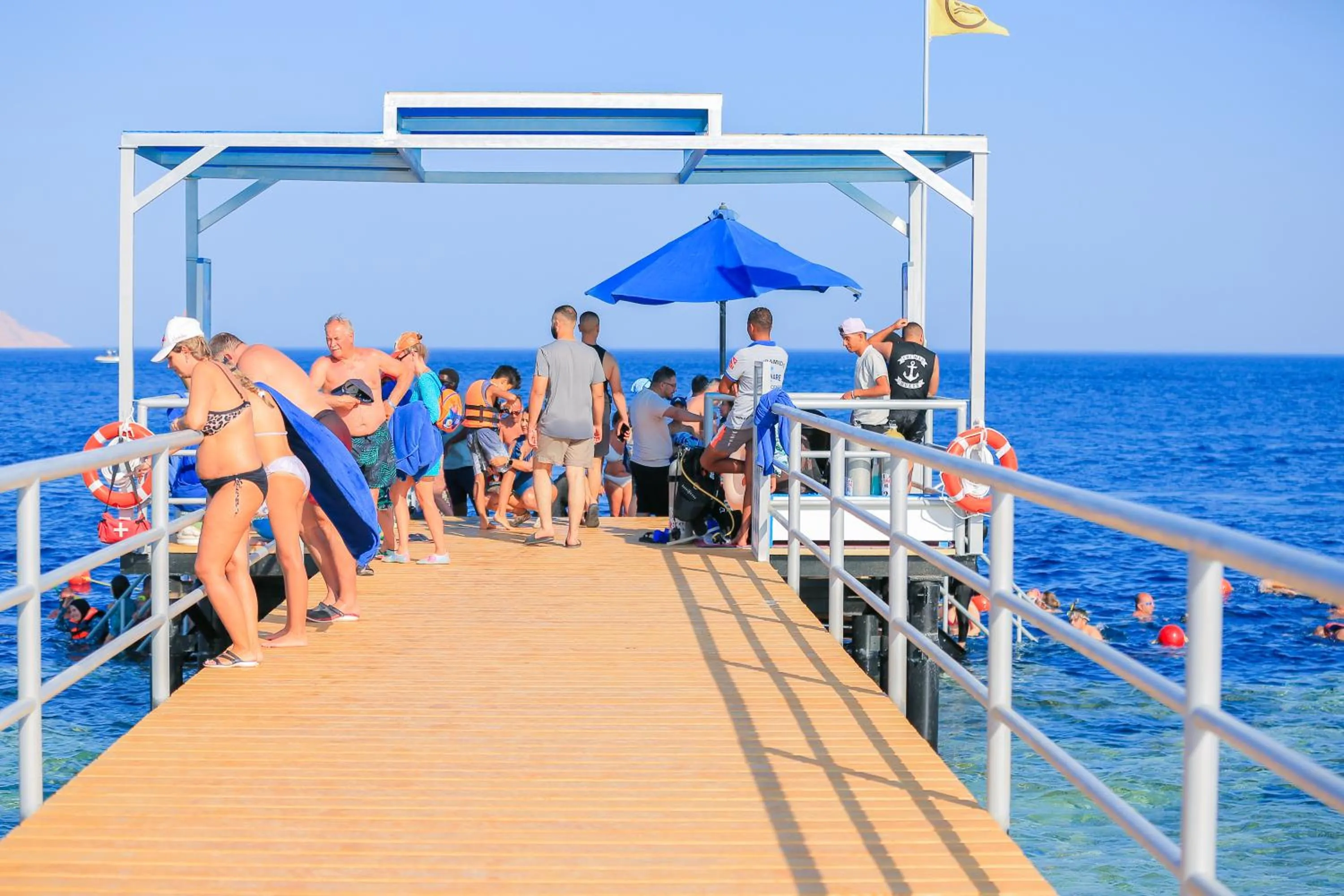 Beach in Pickalbatros Palace Sharm "Aqua Park"- All inclusive