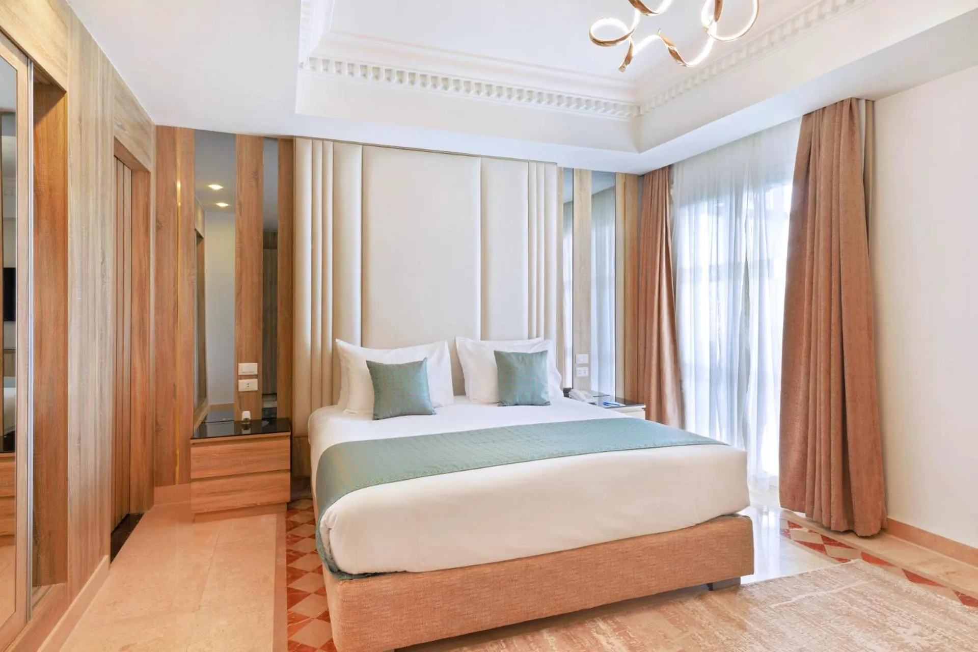 Bedroom, Bed in Pickalbatros Palace Sharm "Aqua Park"- All inclusive