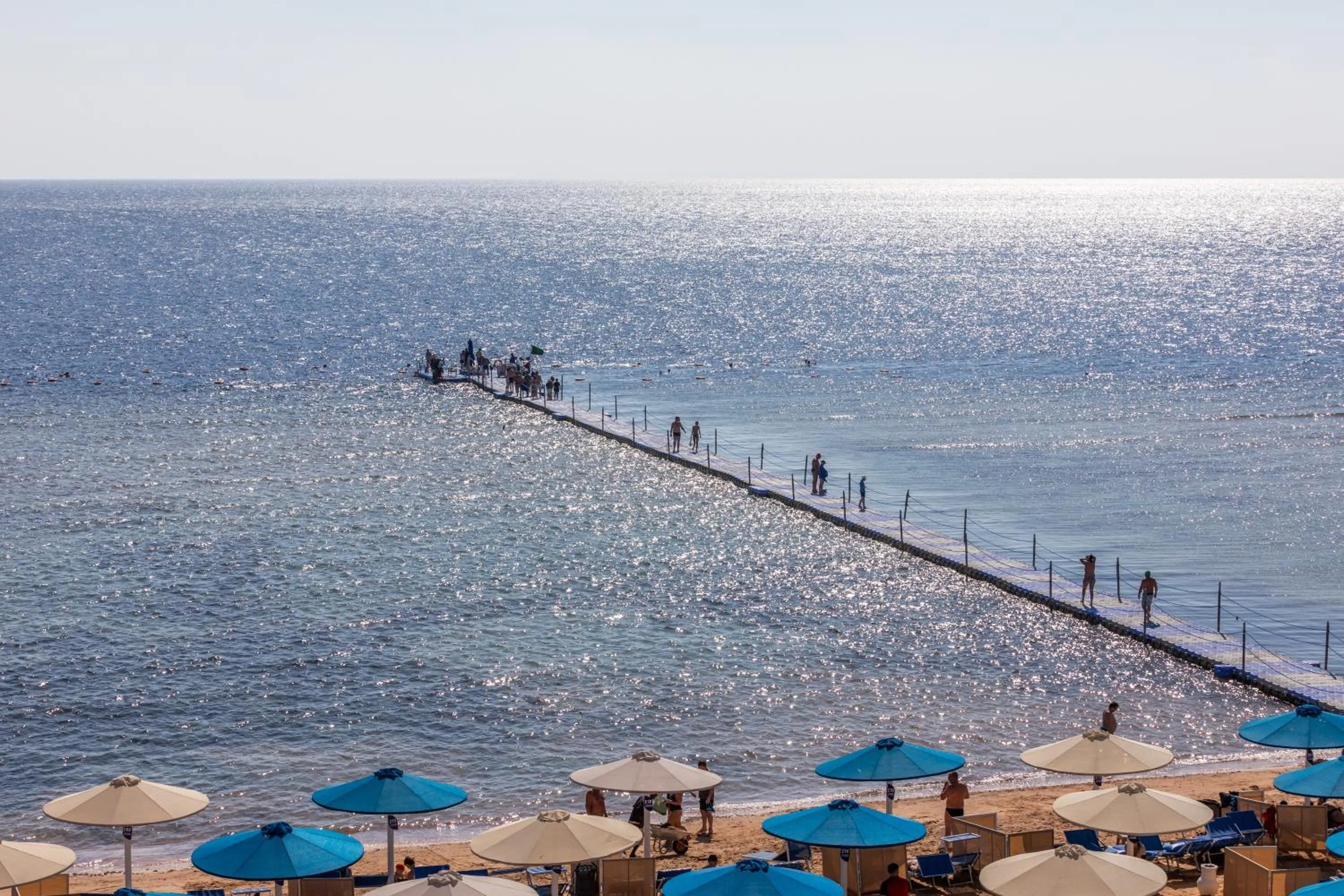 Beach in Pickalbatros Palace Sharm "Aqua Park"- All inclusive