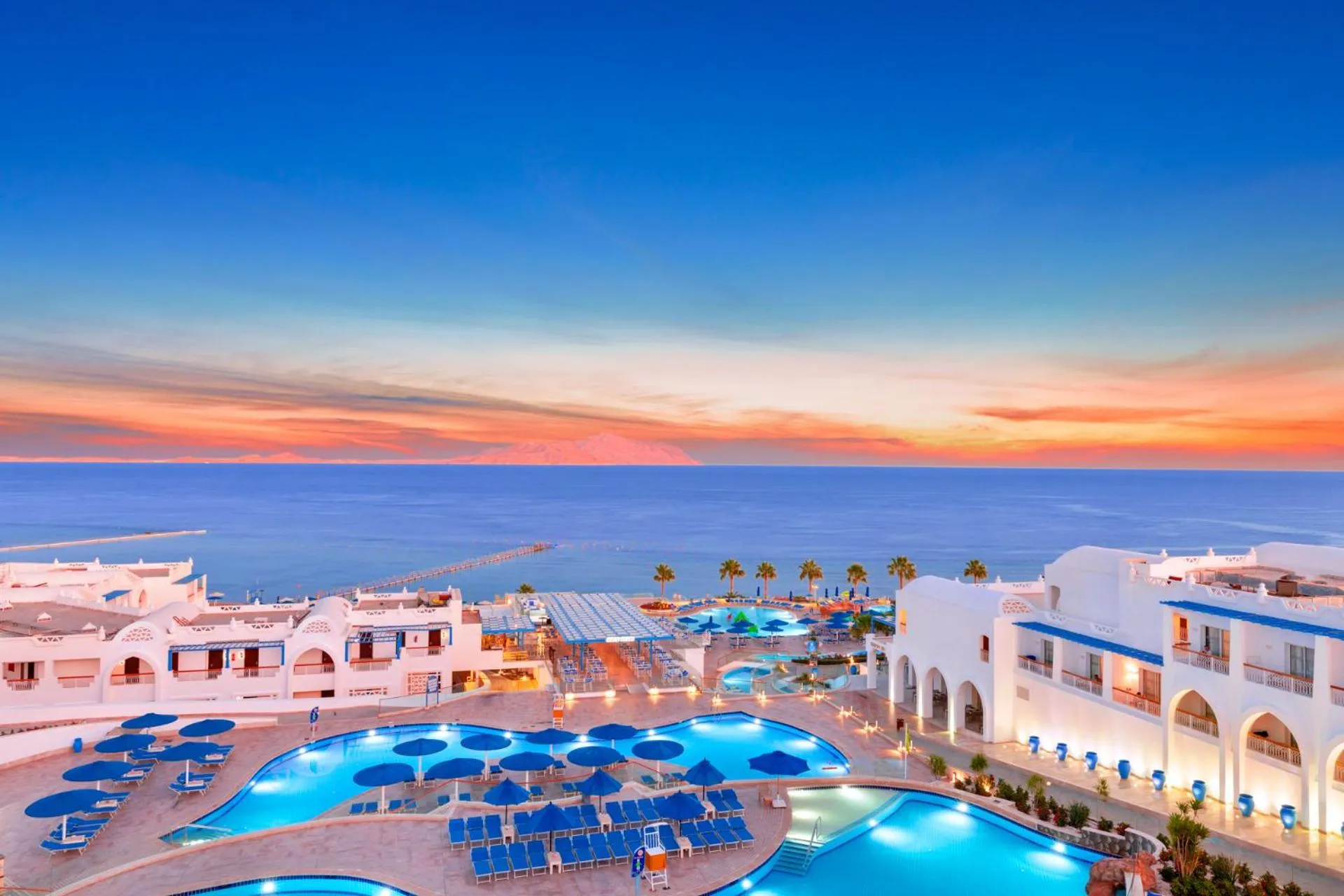 Sea view in Pickalbatros Palace Sharm "Aqua Park"- All inclusive