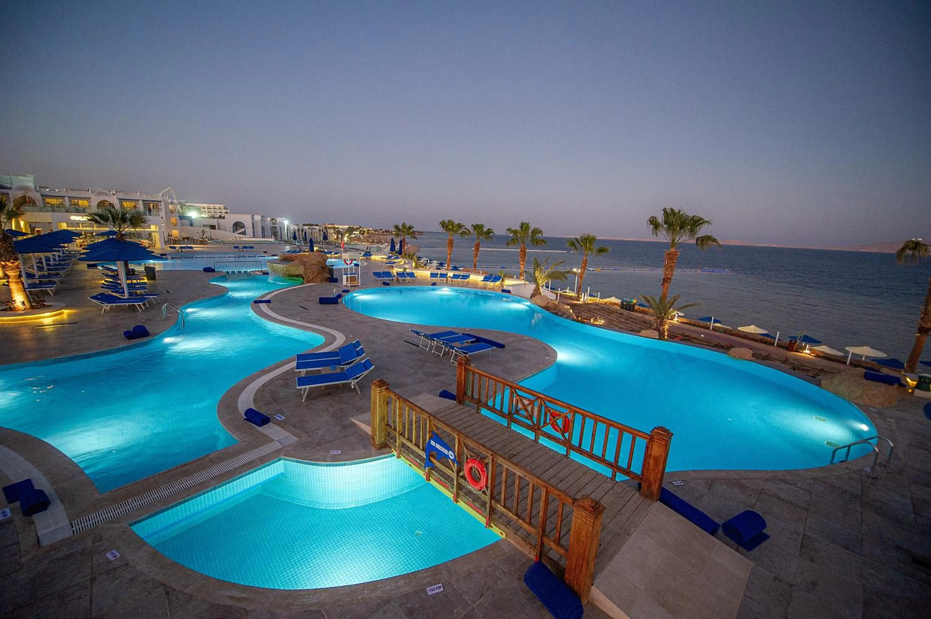 Pool view in Pickalbatros Palace Sharm "Aqua Park"- All inclusive