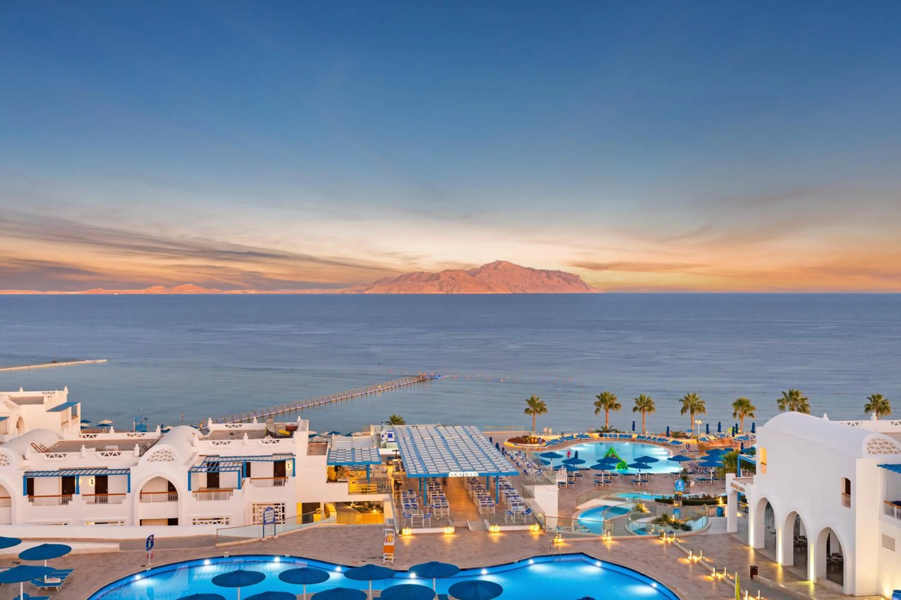 Sea view in Pickalbatros Palace Sharm "Aqua Park"- All inclusive