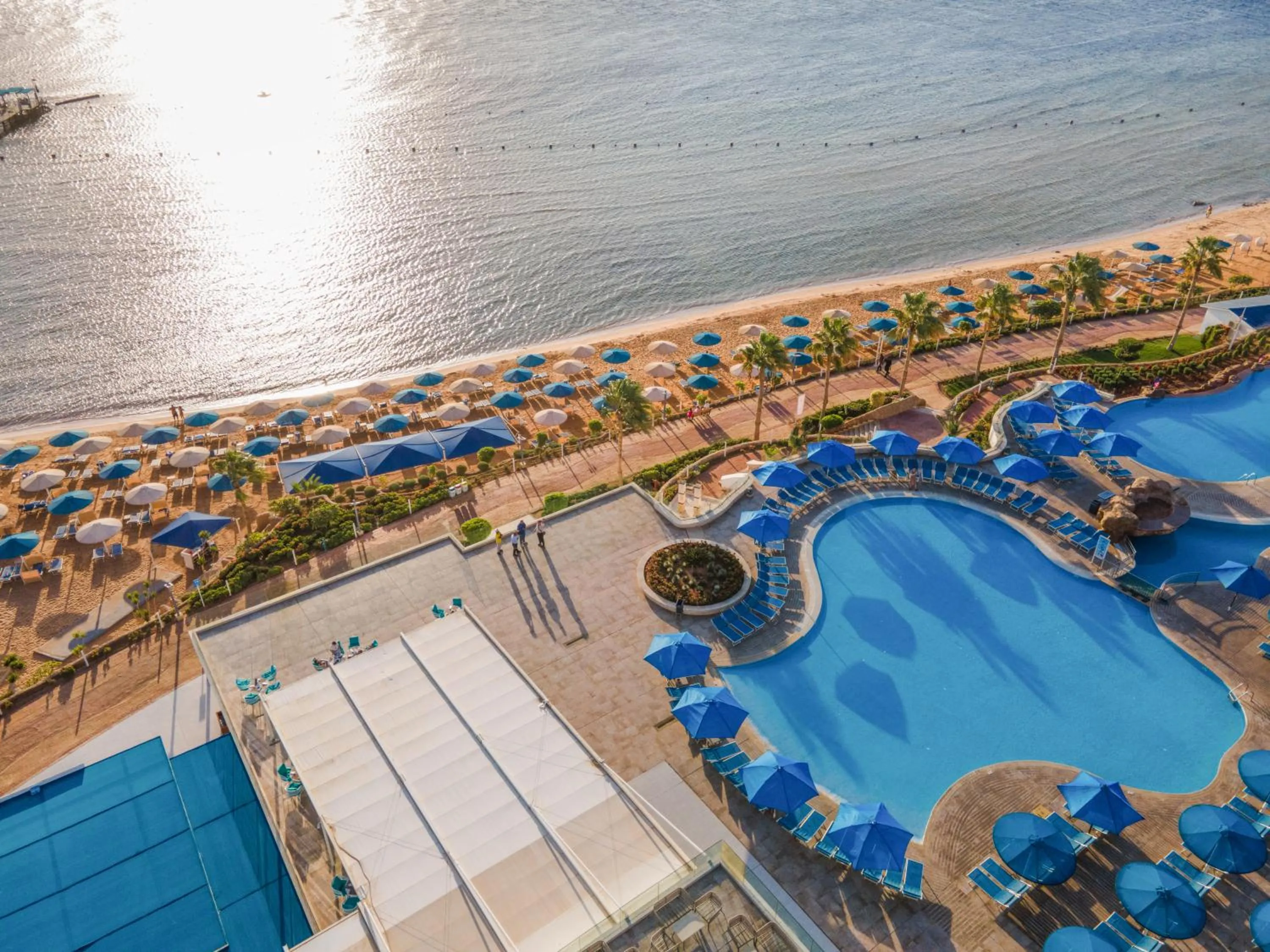 Beach in Pickalbatros Palace Sharm "Aqua Park"- All inclusive