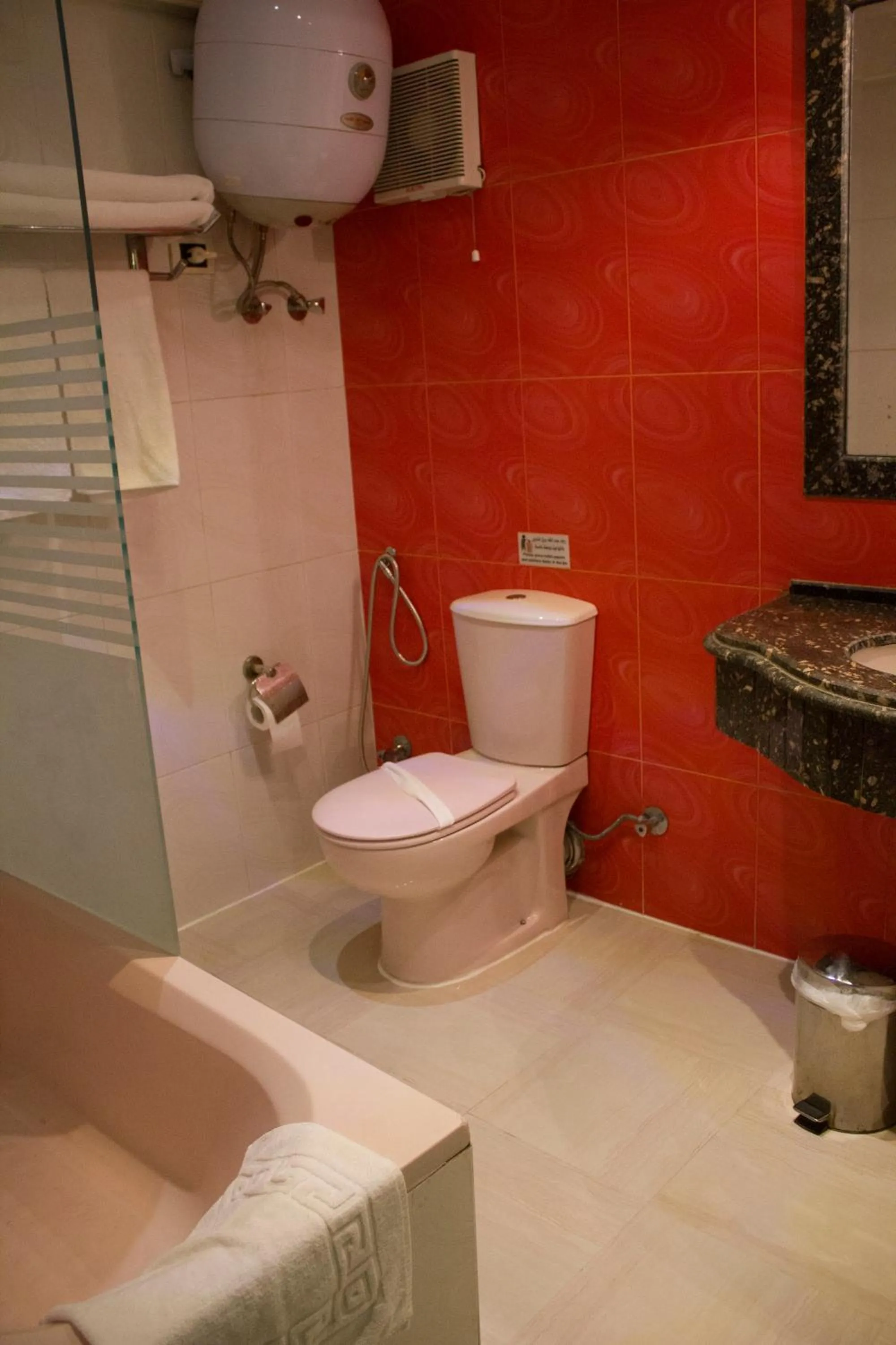 Toilet in Zayed Hotel