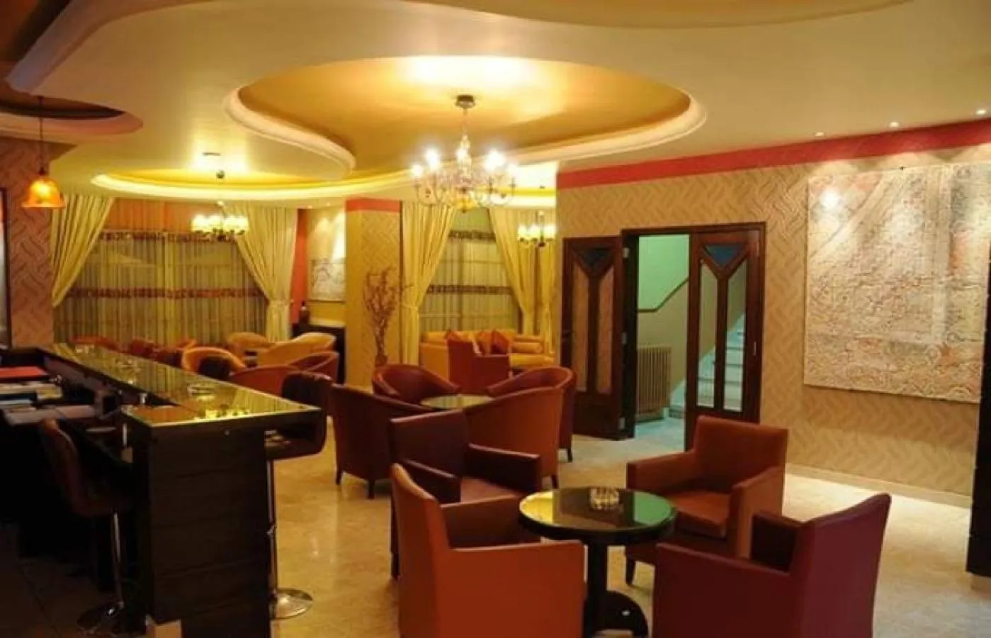 Communal lounge/ TV room in Ahiram Hotel Byblos