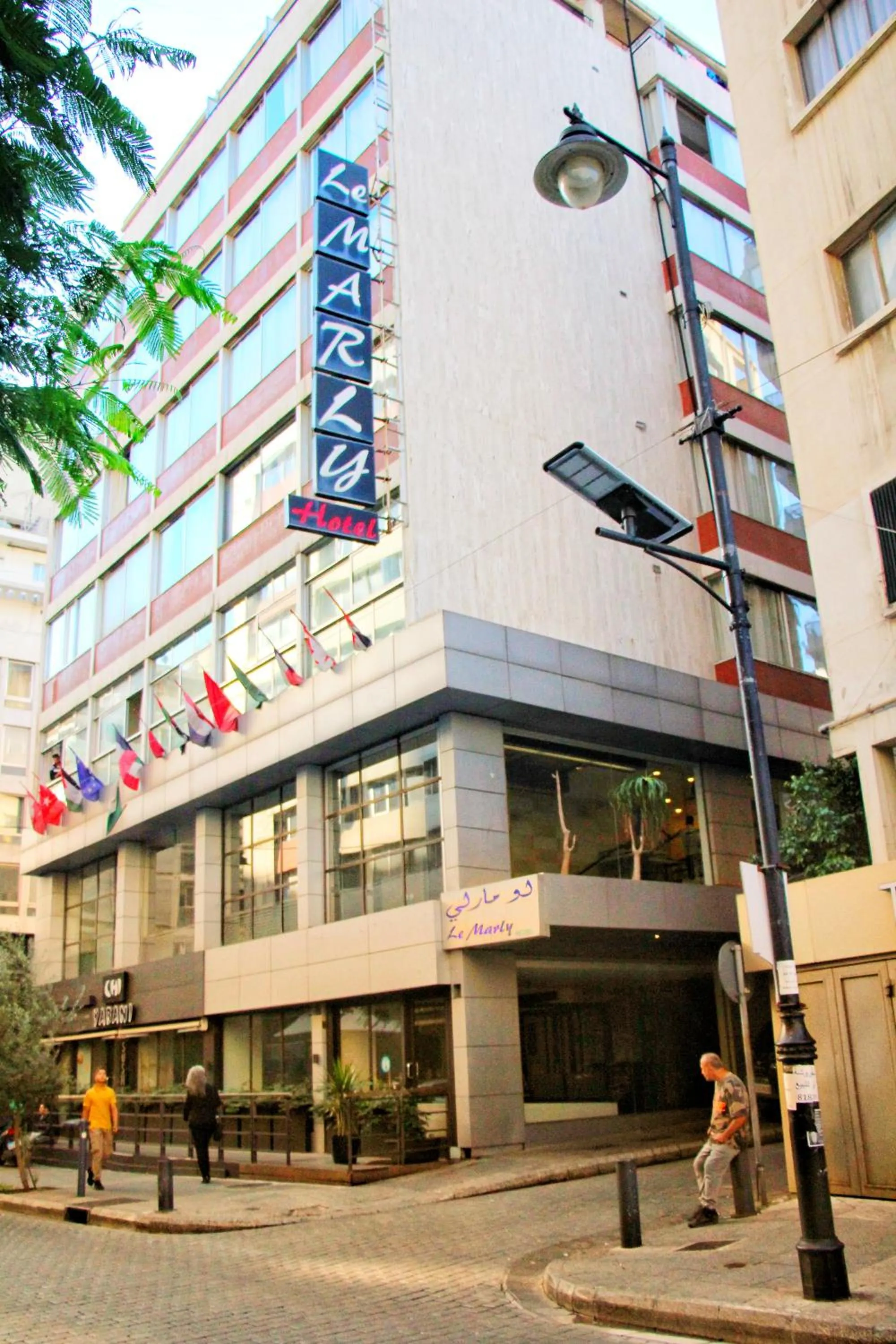 Property building in Le Marly Hotel