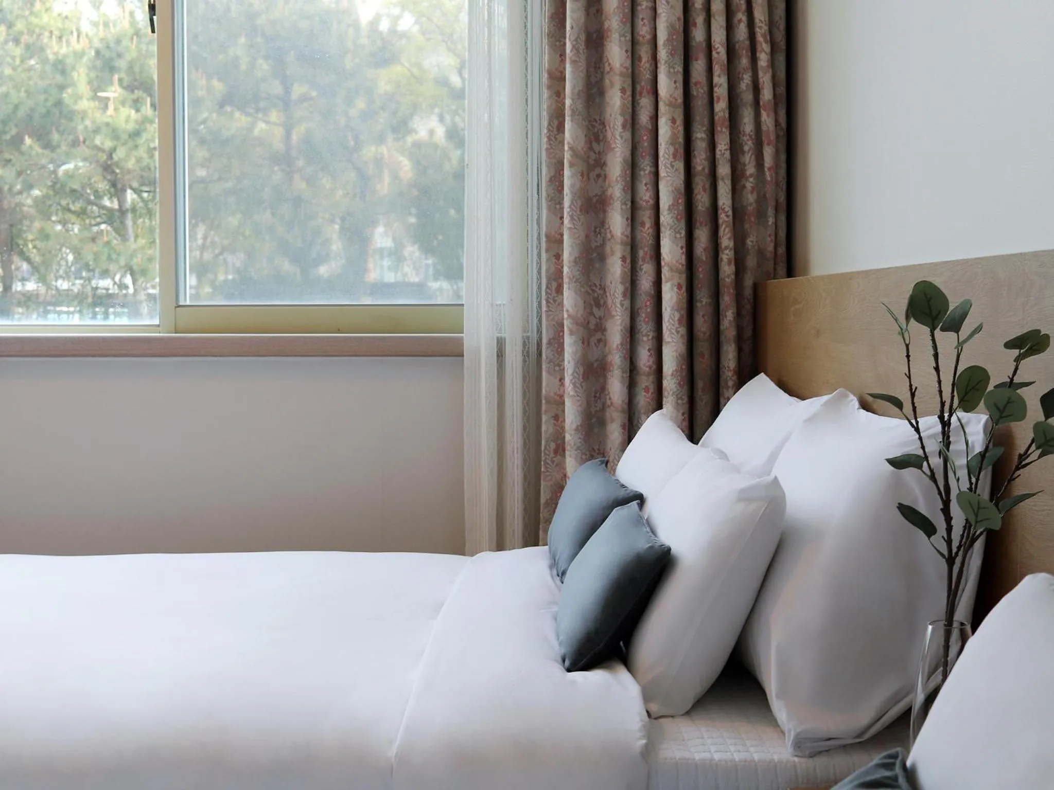 Decorative detail, Bed in Bloom Hotel