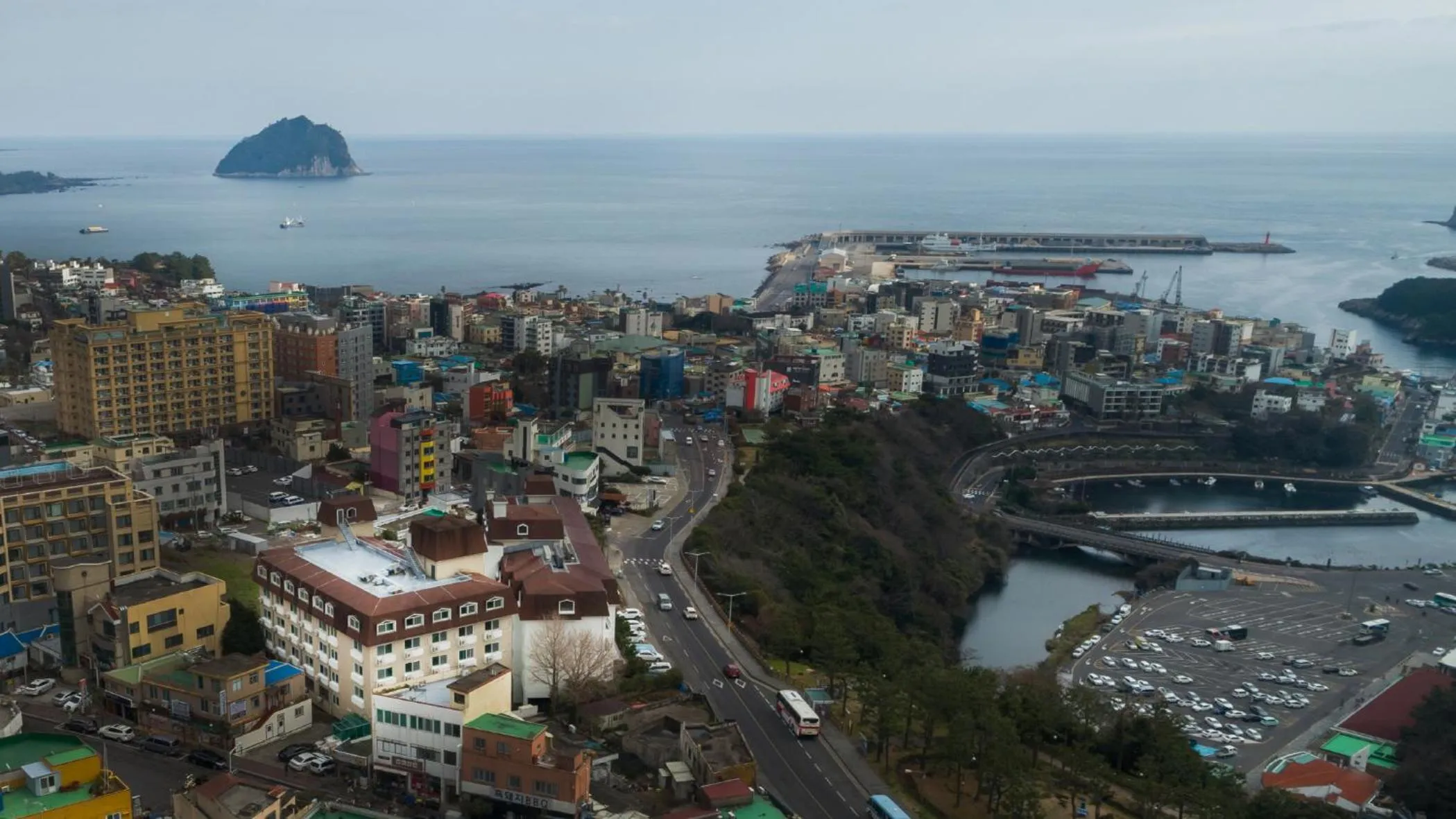 City view in Heyy Seogwipo Hotel