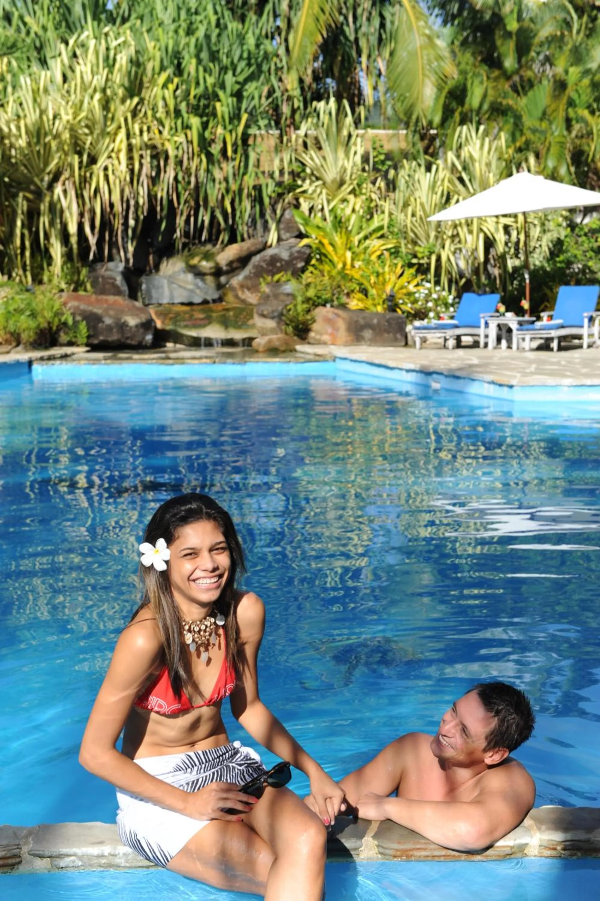 Swimming pool in Crown Beach Resort & Spa