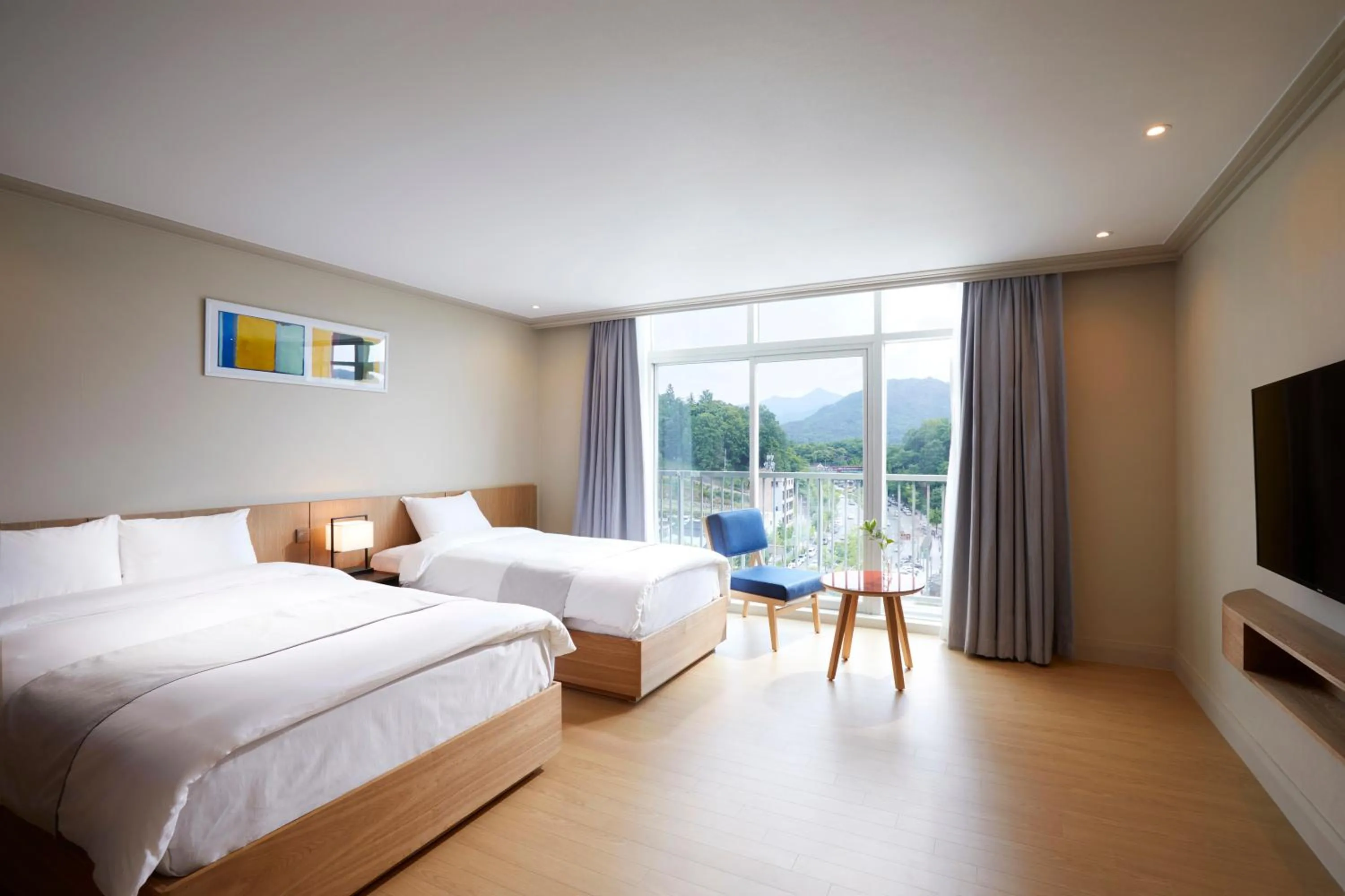 Decorative detail, Bed in Lahan Hotel Jeonju