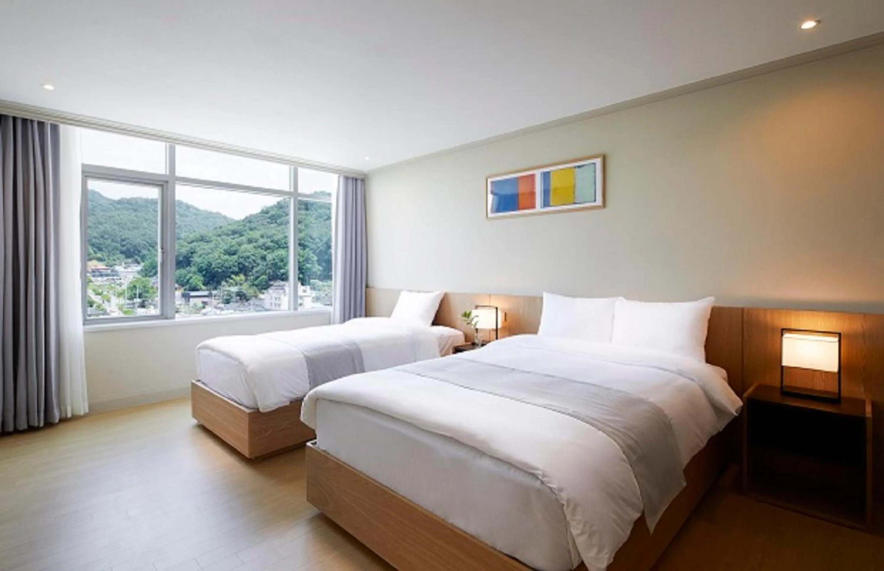 Decorative detail, Bed in Lahan Hotel Jeonju