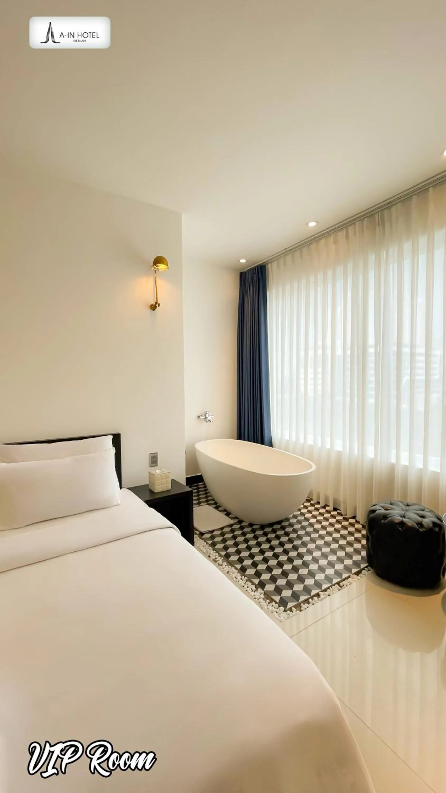 Bedroom, Bed in A In Hotel Riverside