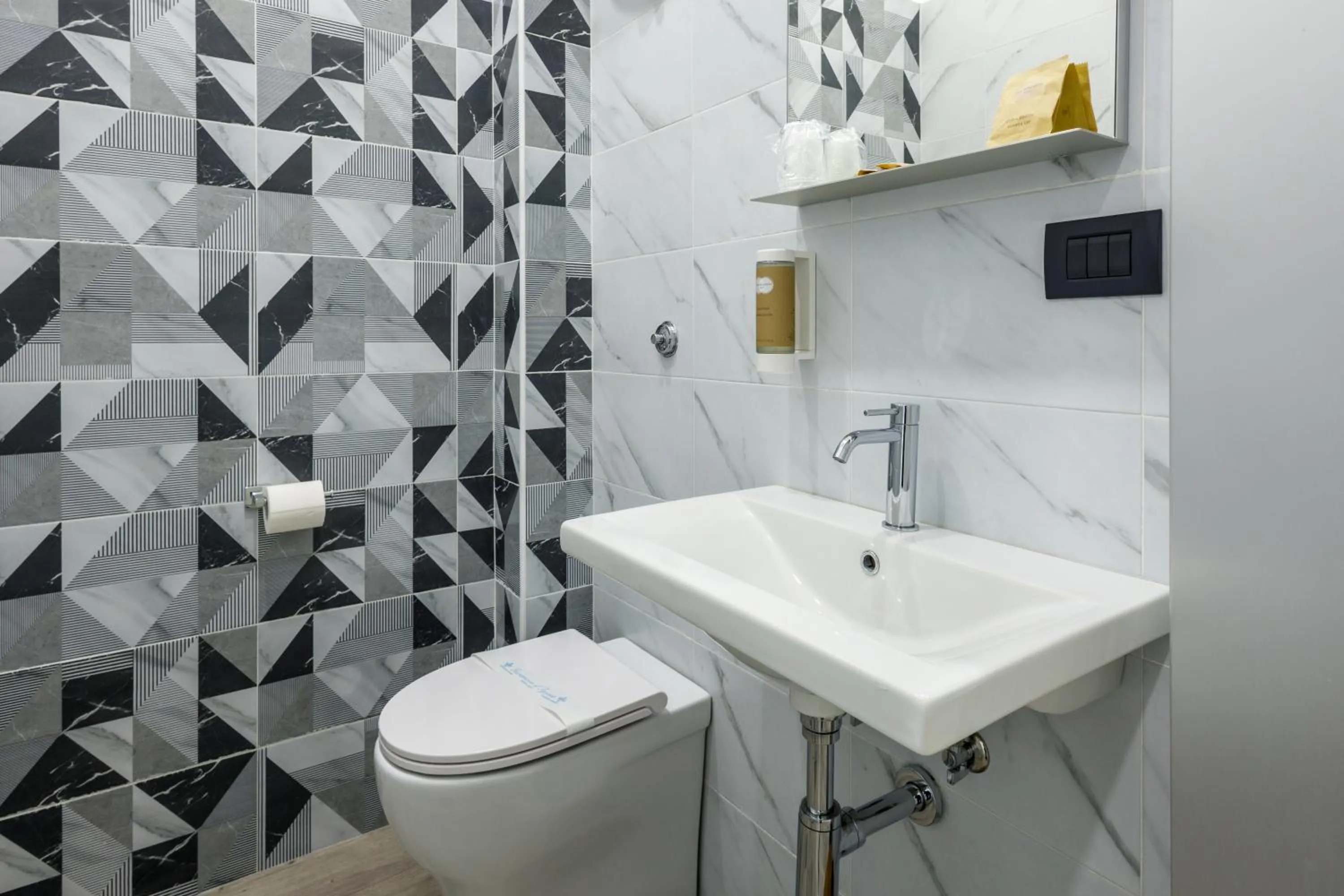 Bathroom in Crossroad Hotel