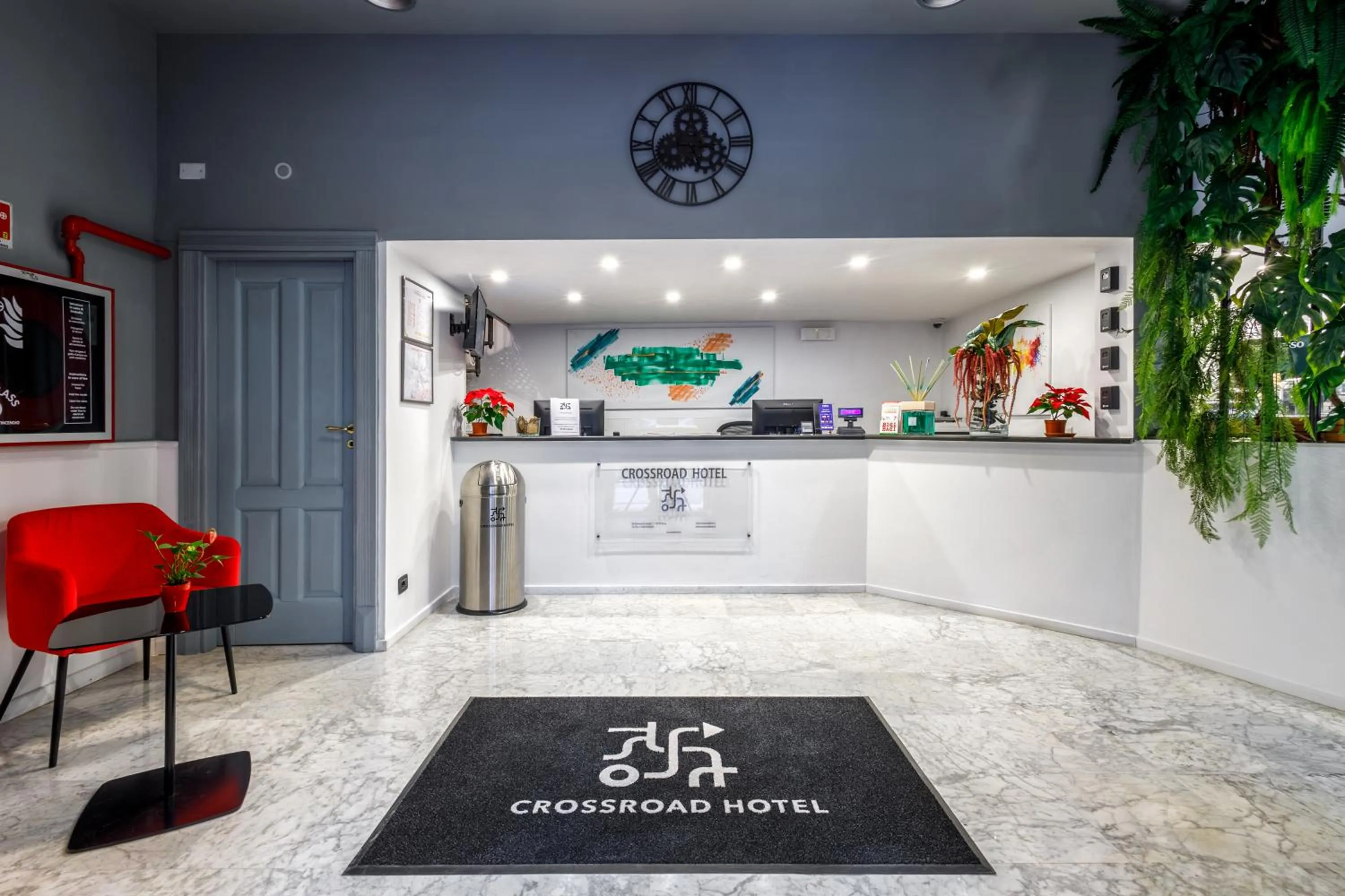 Lobby or reception in Crossroad Hotel