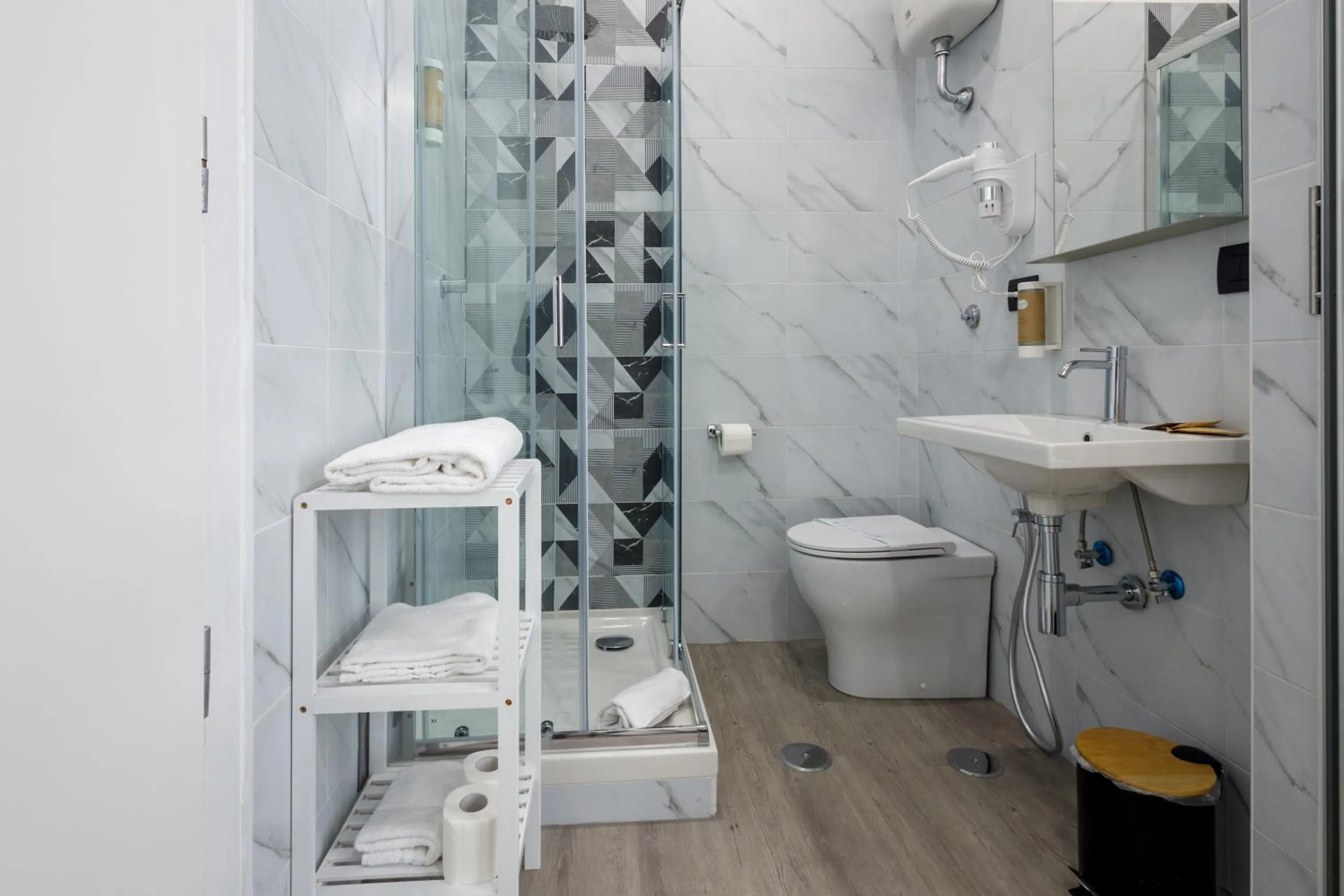 Bathroom in Crossroad Hotel