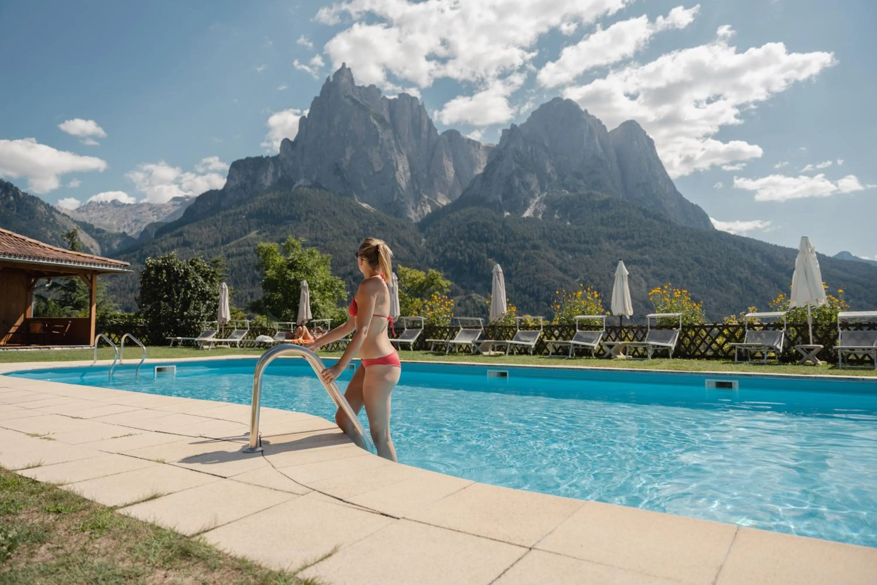 Pool view in Mirabell Alpine Garden Resort & Spa