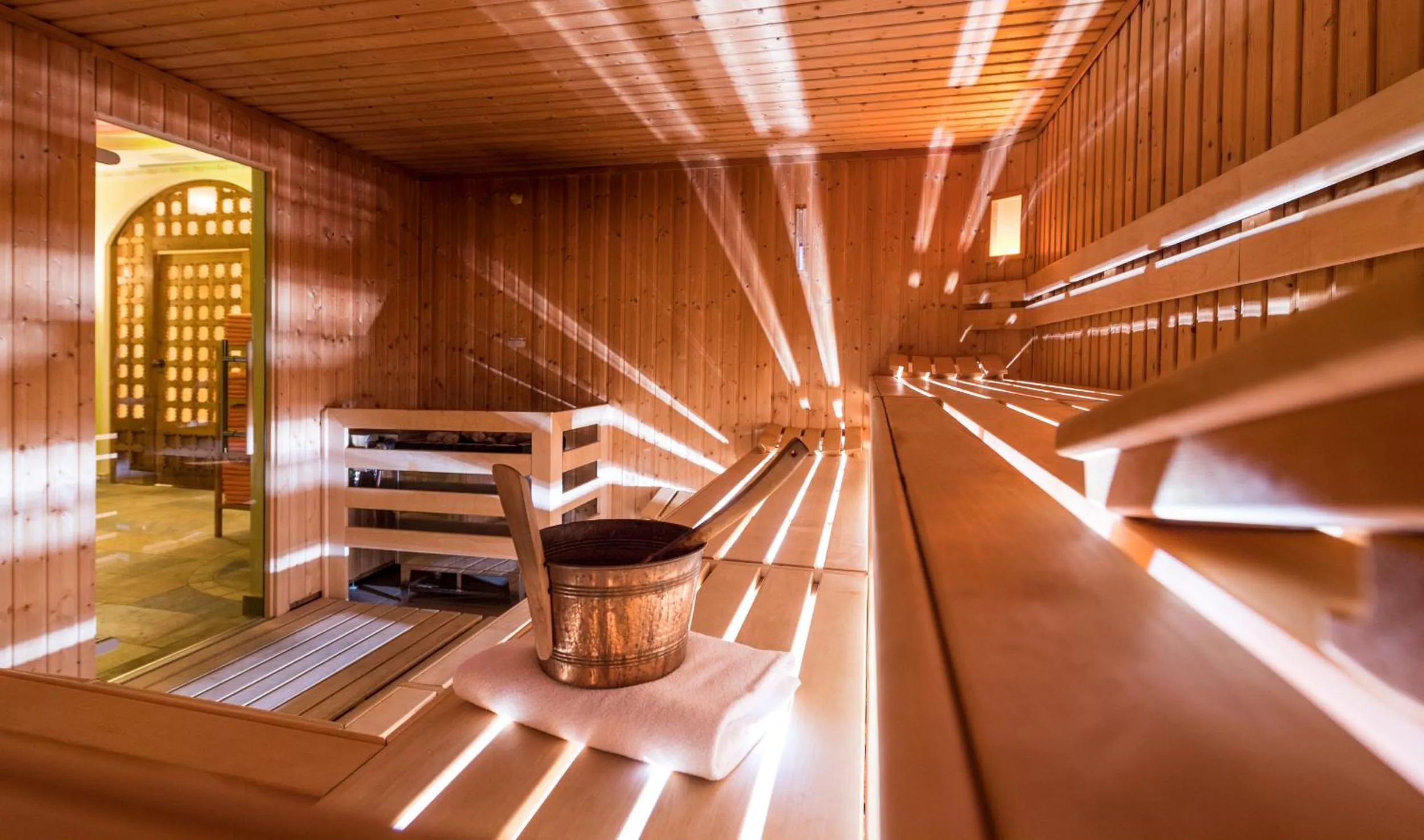 Sauna in Mirabell Alpine Garden Resort & Spa