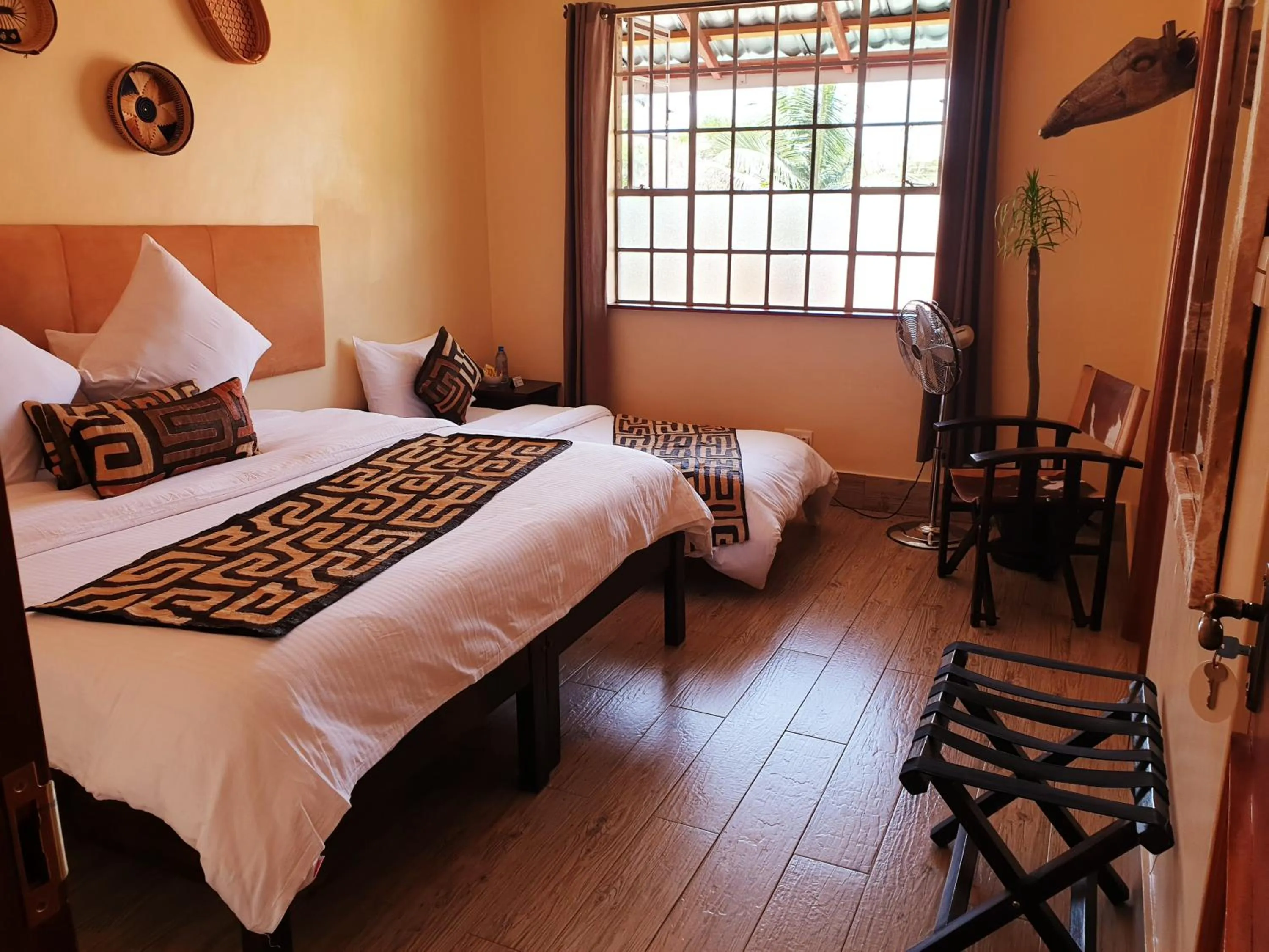 Bed in Acacia Tree Lodge