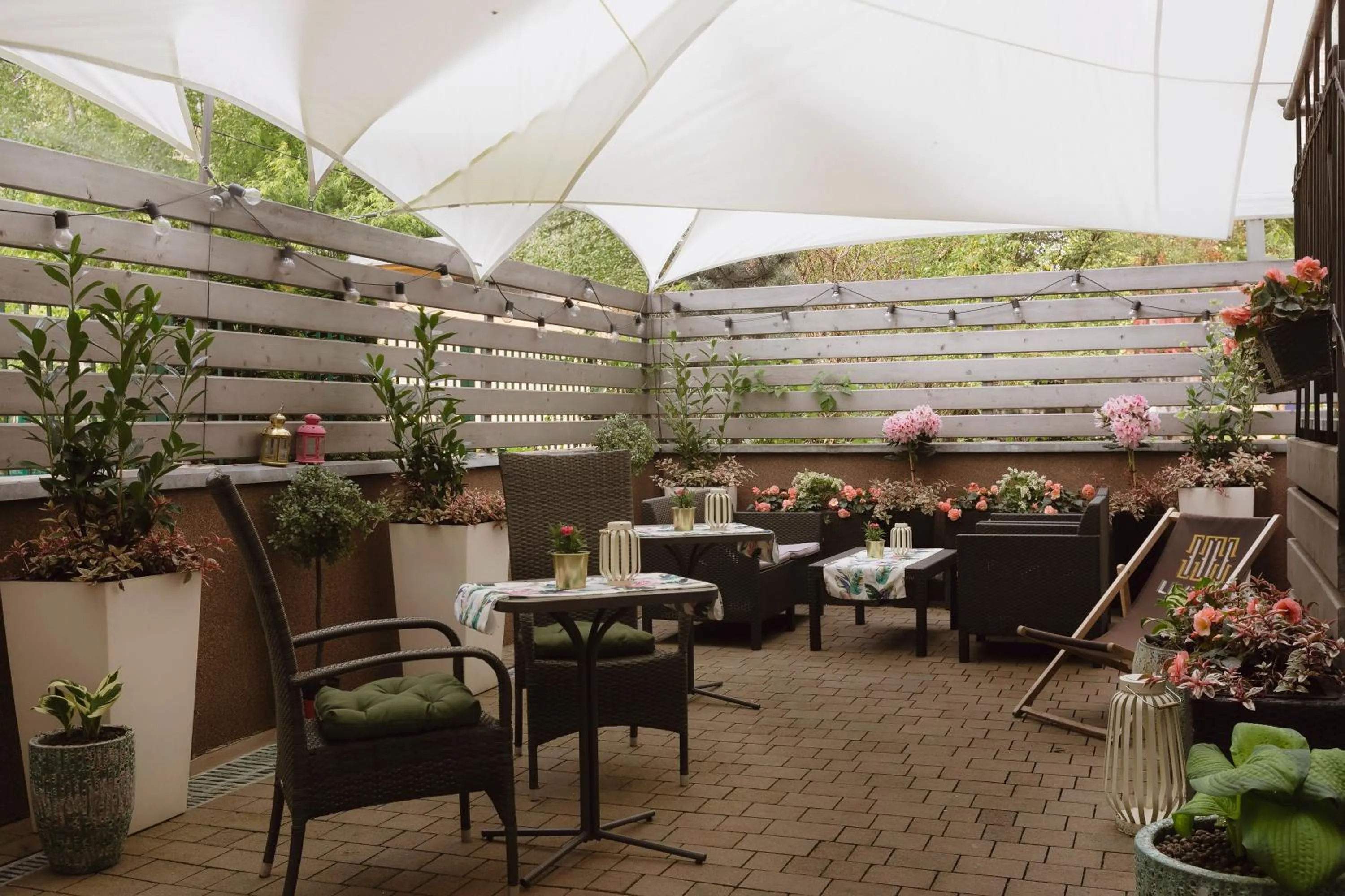 Patio in Liv'Inn Aparthotel