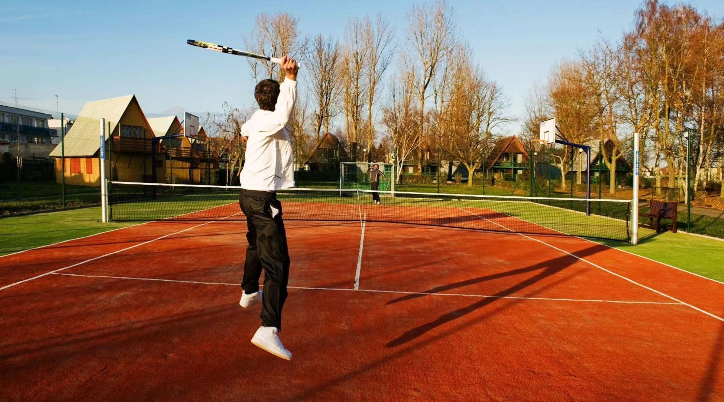 Tennis court in Hotel Wolin