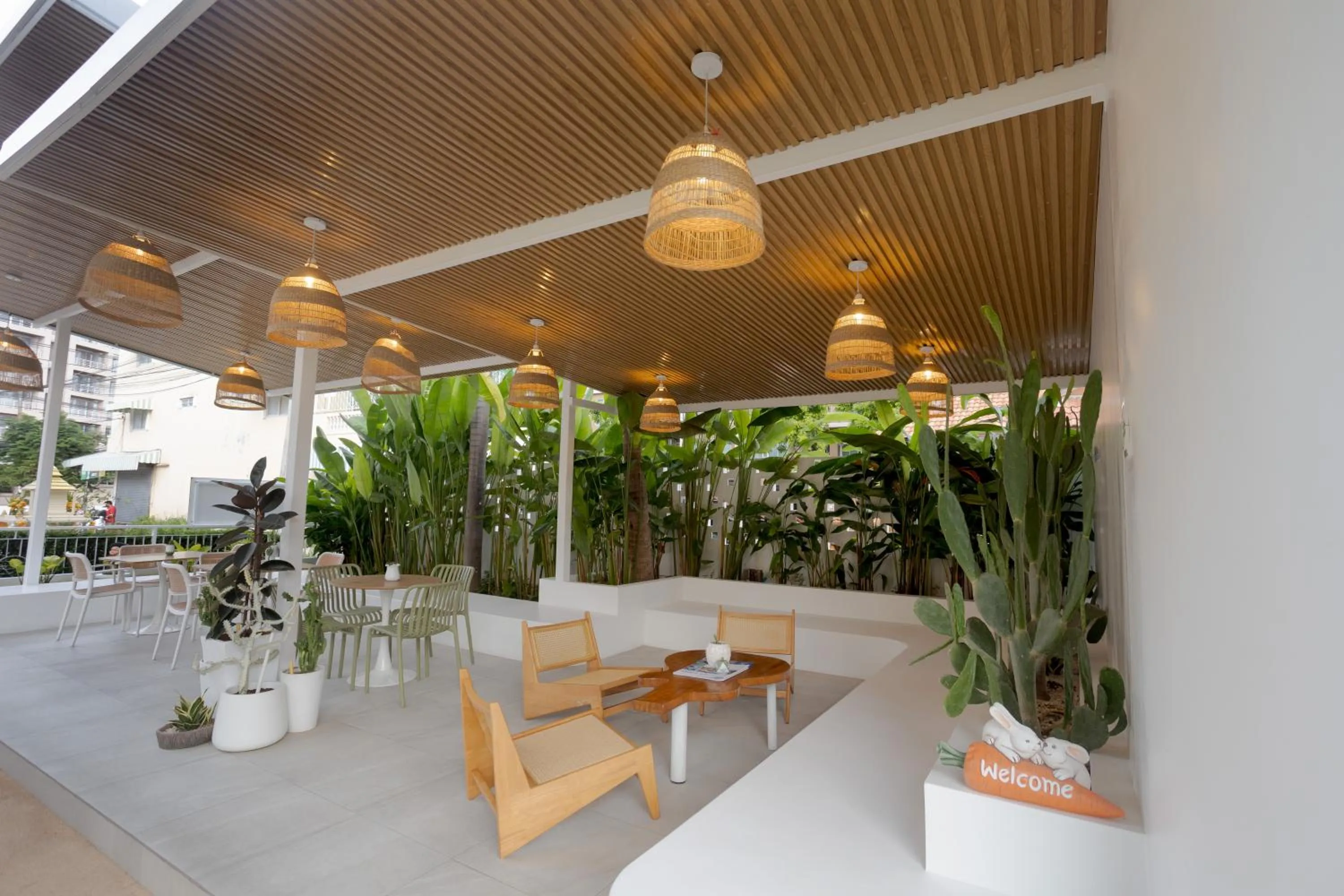 Seating area in My Way Hua Hin Music Hotel SHA Extra Plus