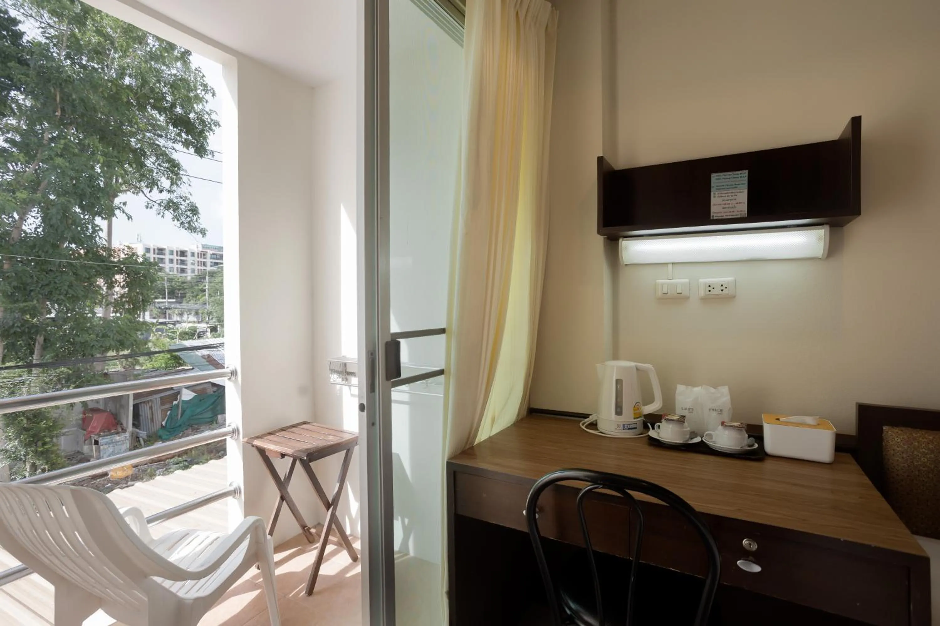 Balcony/Terrace in My Way Hua Hin Music Hotel SHA Extra Plus