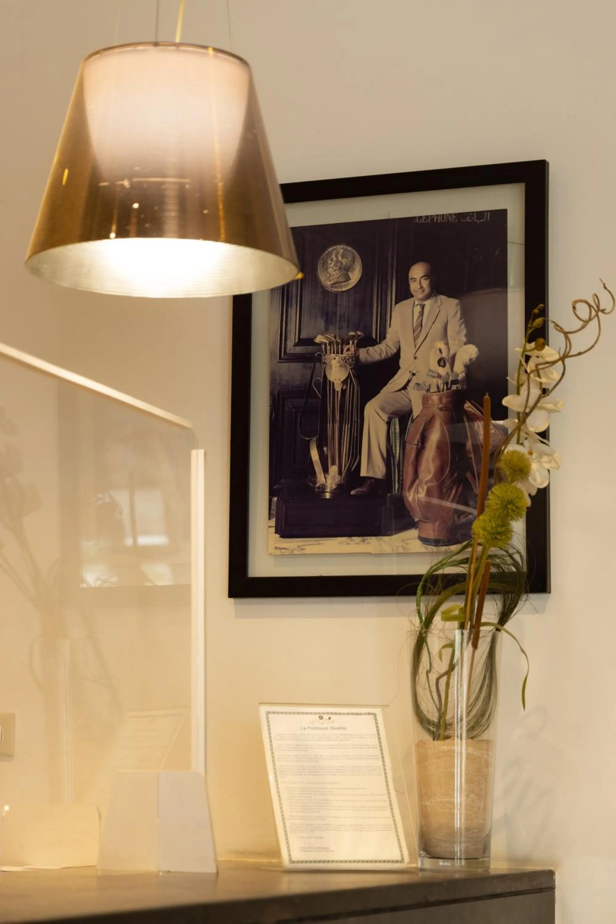 Decorative detail in Golf Royal Hotel