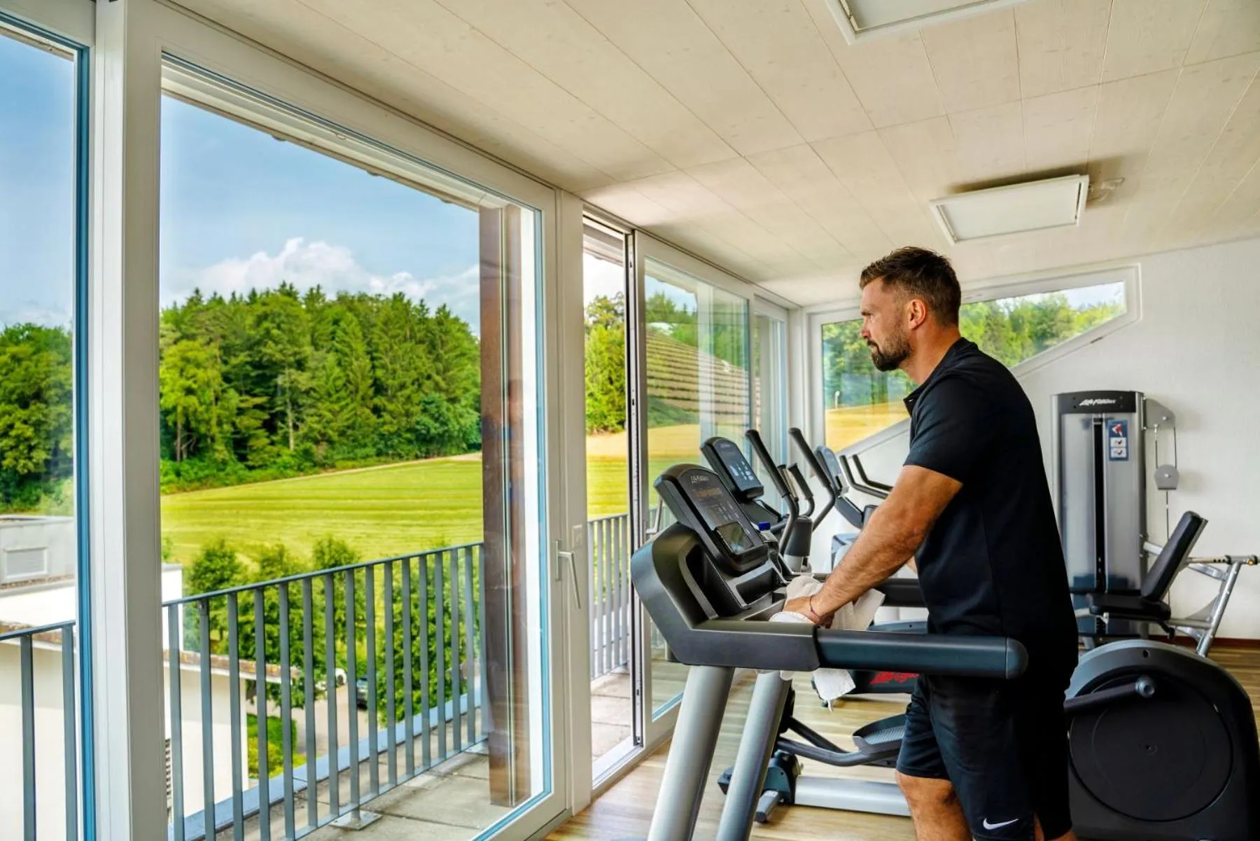 Fitness centre/facilities in Wellnesshotel Golfpanorama