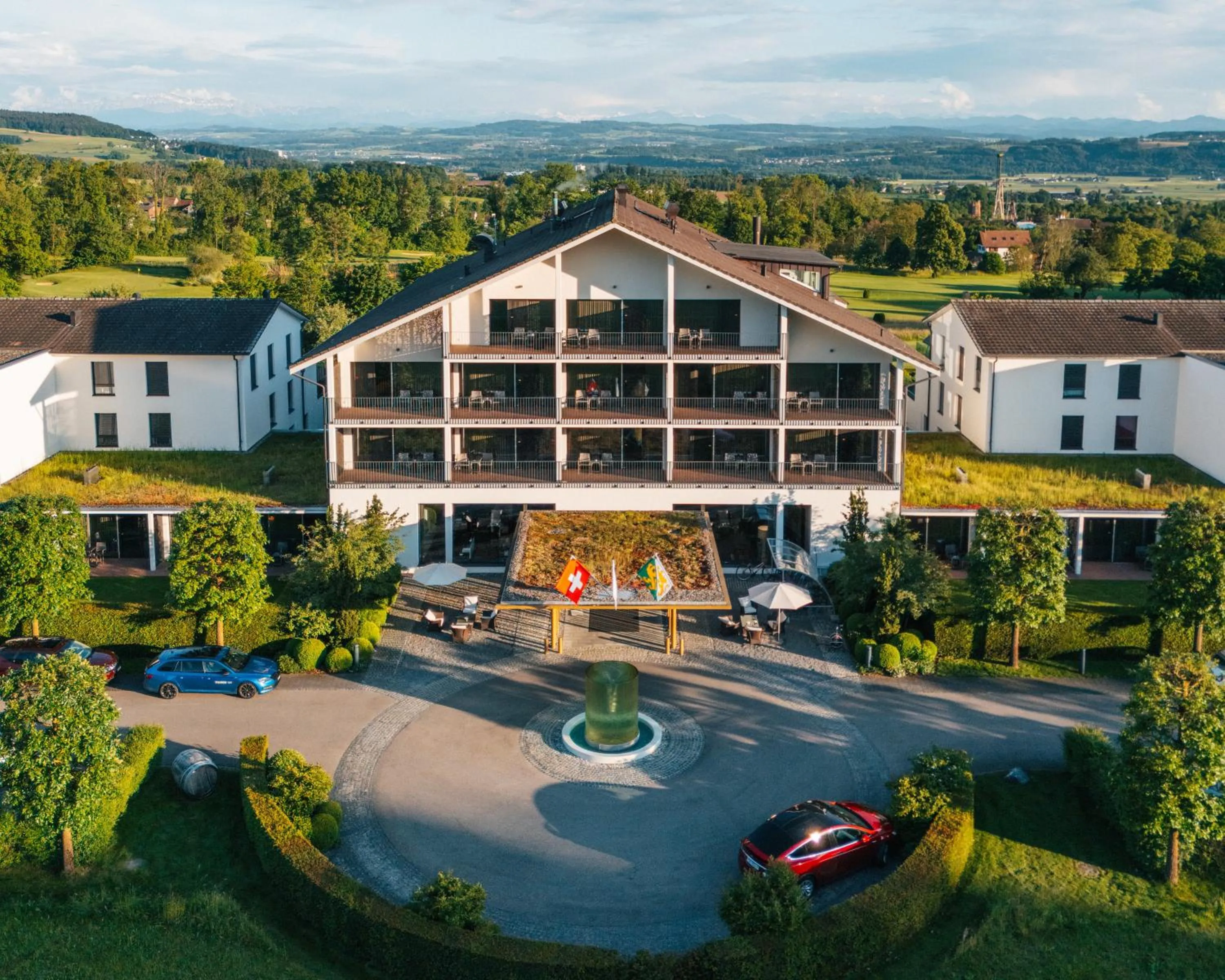 Property building in Wellnesshotel Golfpanorama