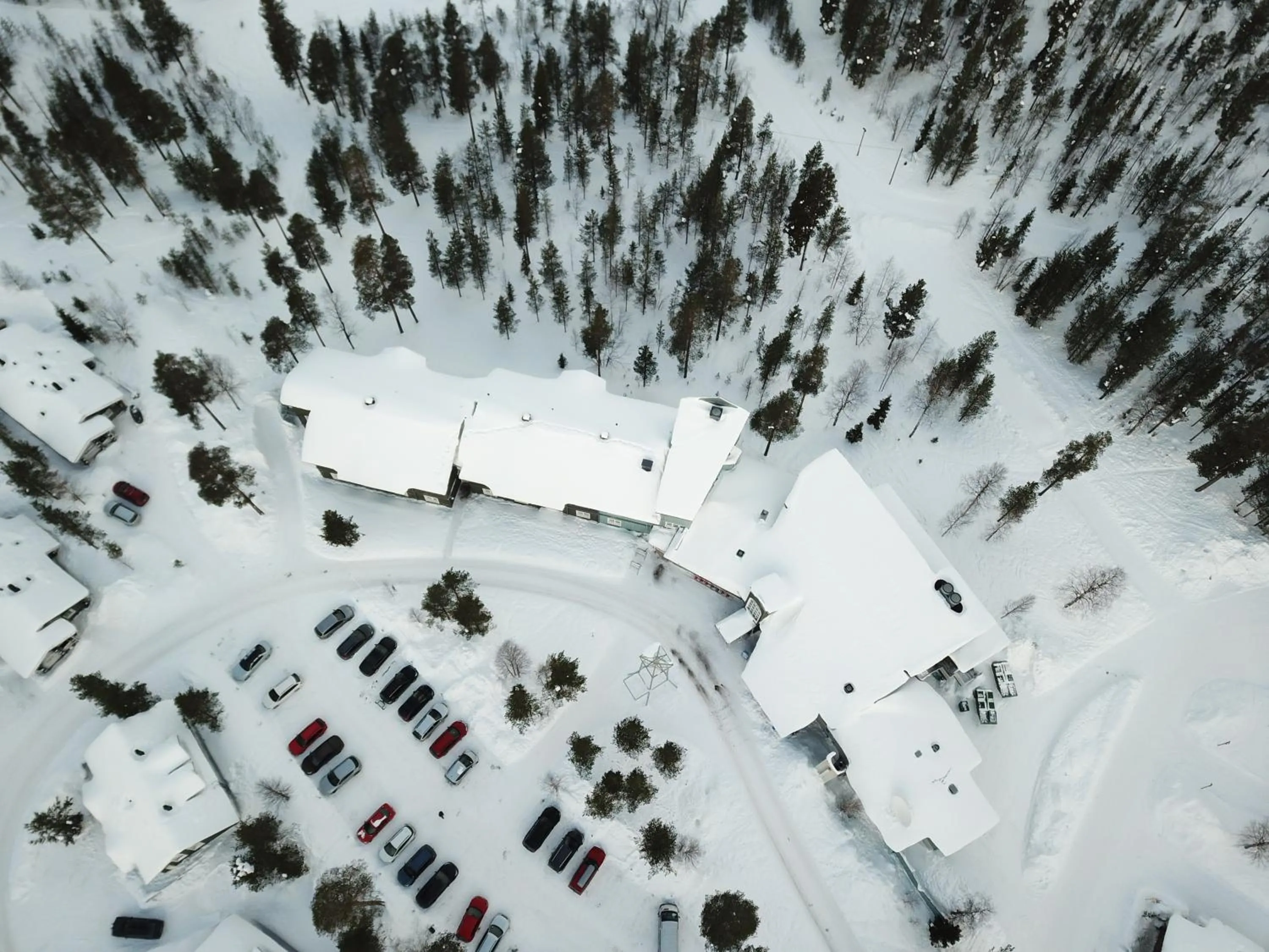 Bird's eye view in Hotel Ylläsrinne
