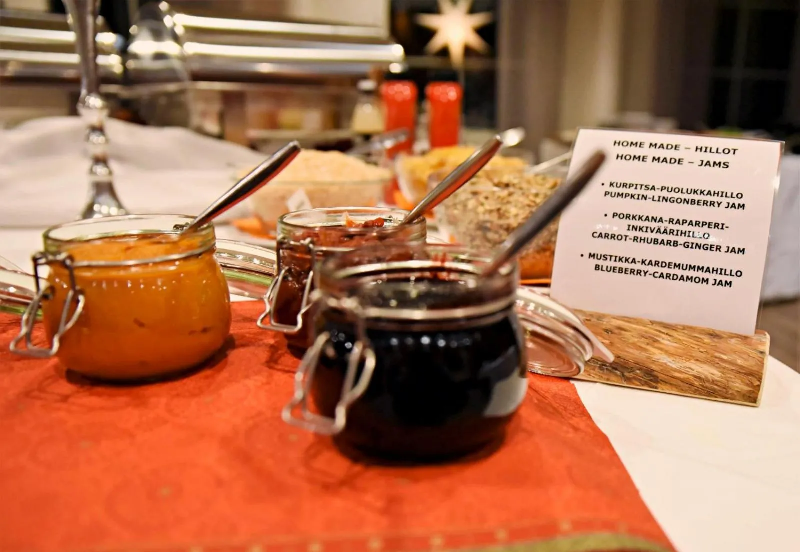 Buffet breakfast in Hotel Ylläsrinne