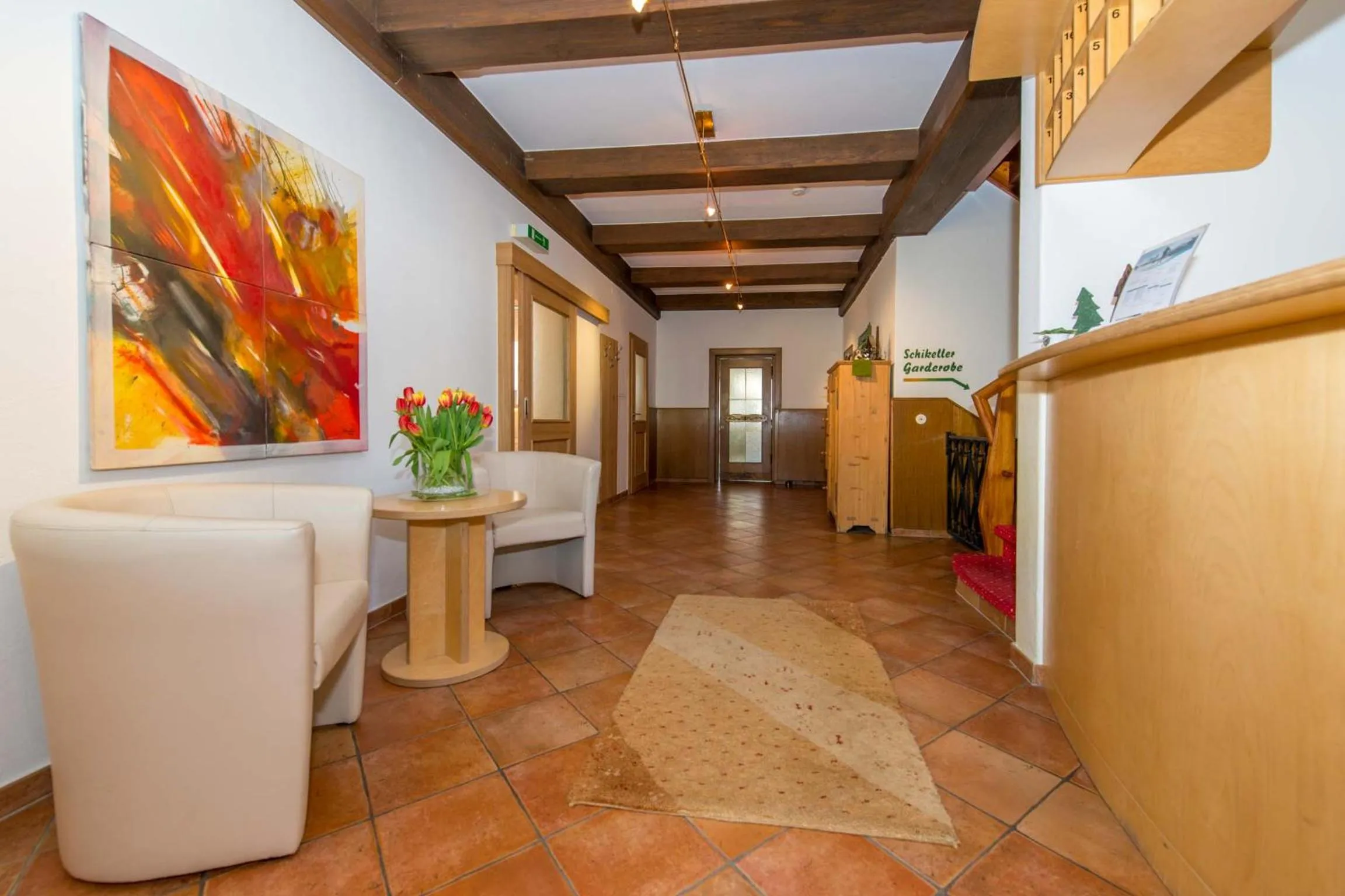 Lobby or reception in Hotel Lipeter & Bergheimat