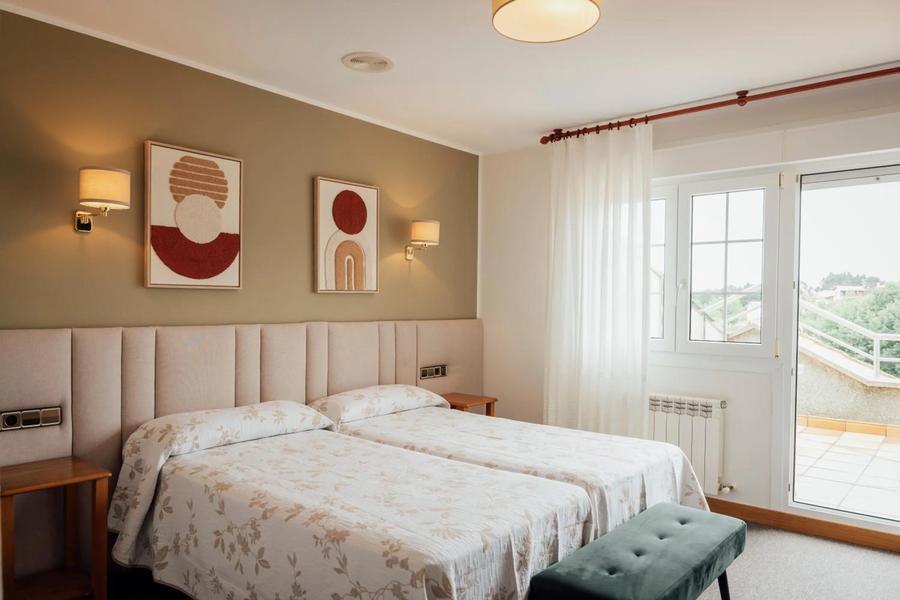 Bed in Hotel San Jorge