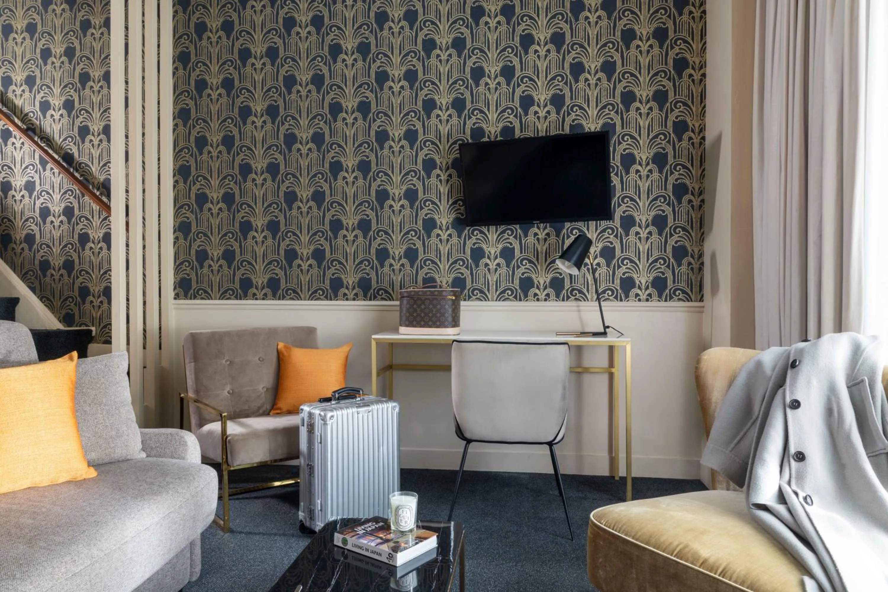 Seating area in Hôtel Léna