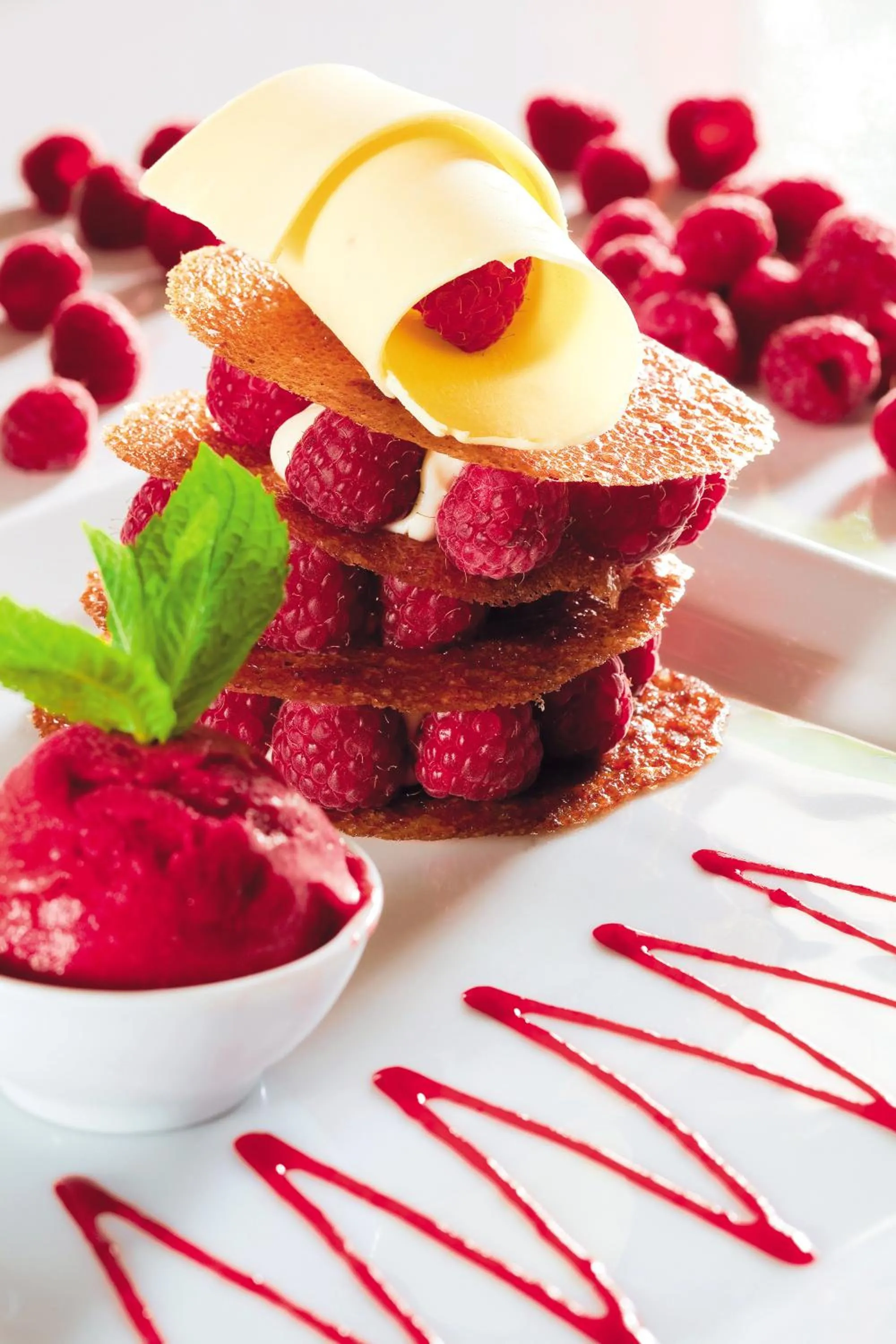 Food in Logis Hôtel Restaurant Les Cèdres