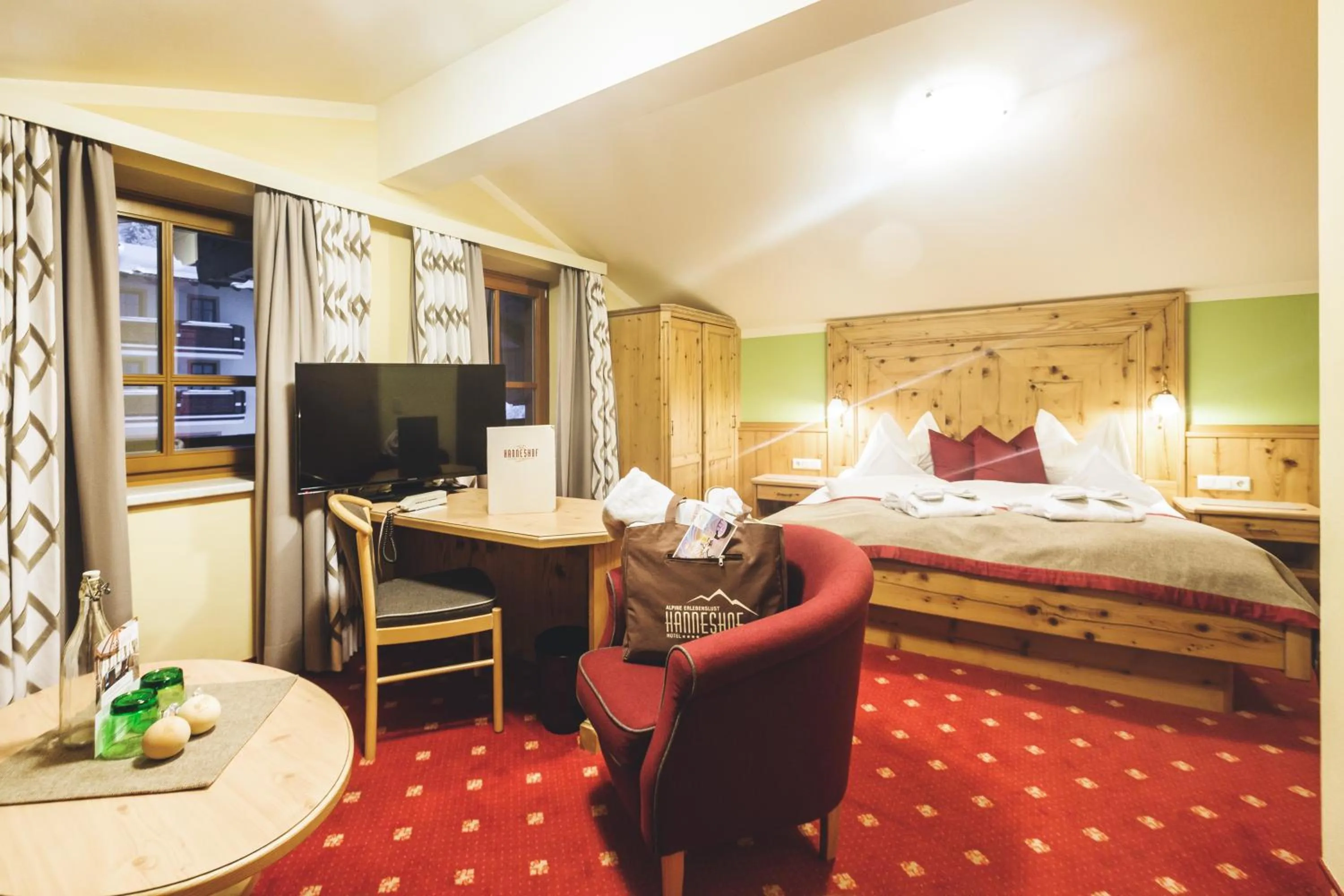 Bed in Familien- und Wellnesshotel Hanneshof