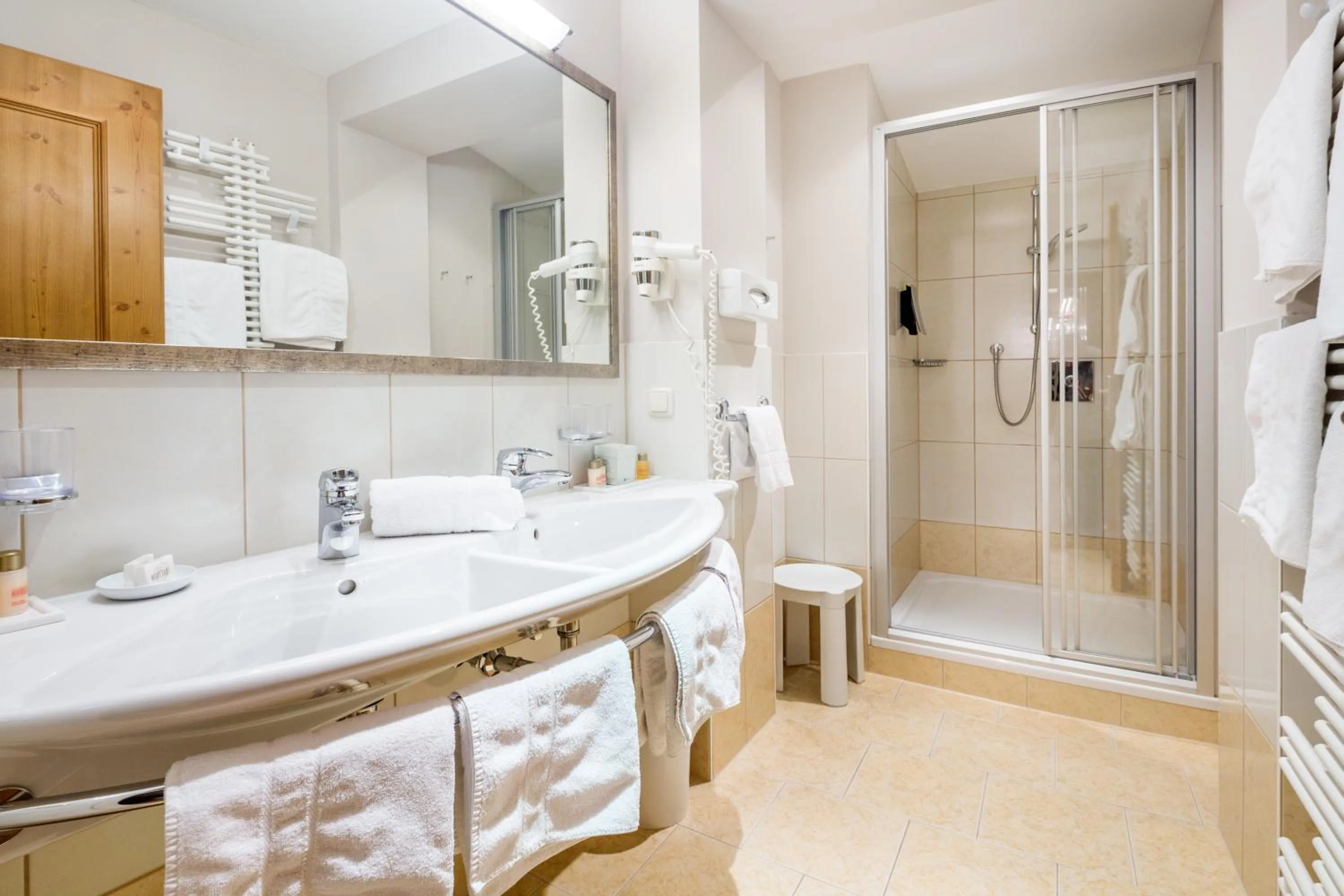 Bathroom in Familien- und Wellnesshotel Hanneshof